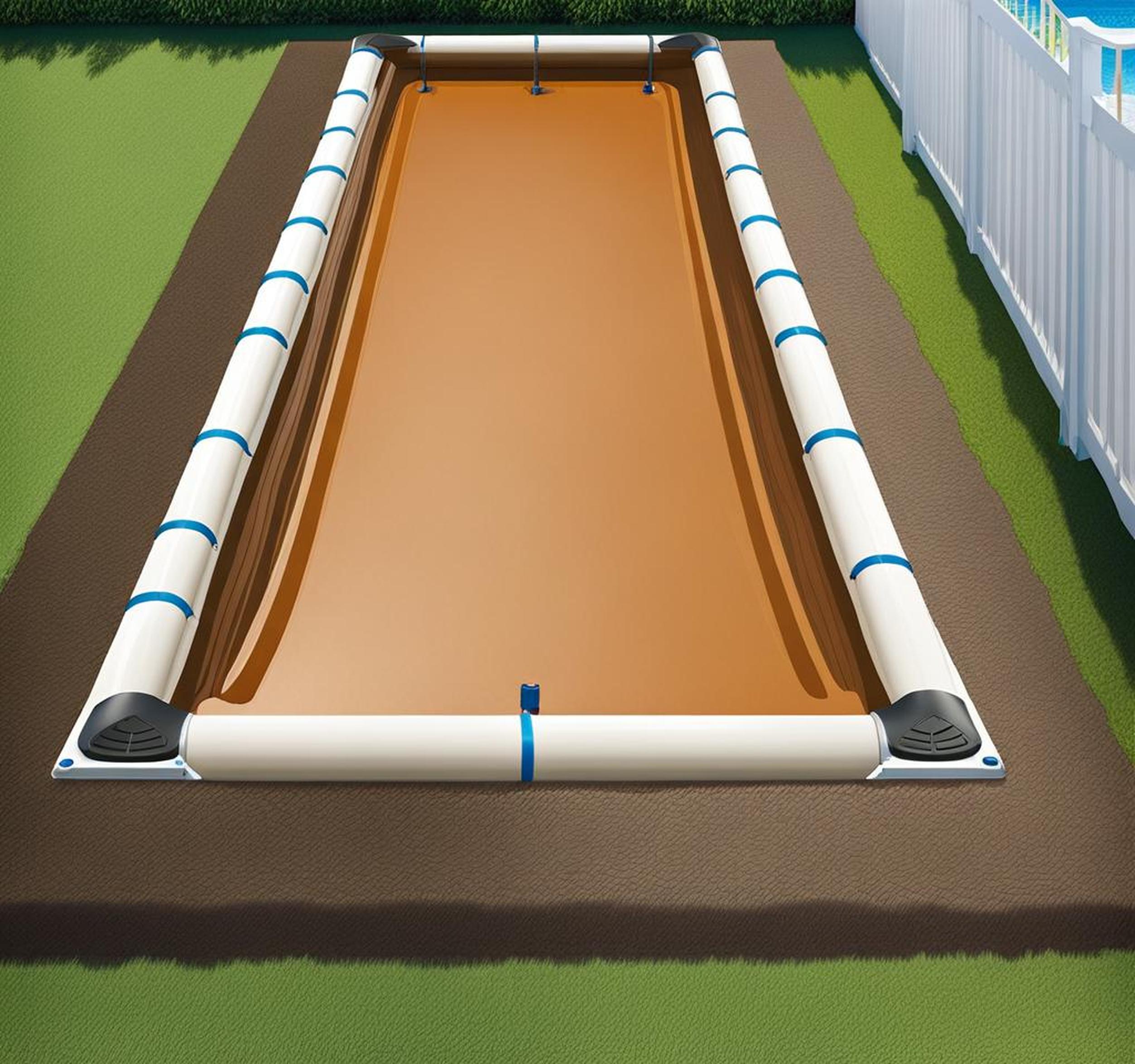 how to level ground for intex pool