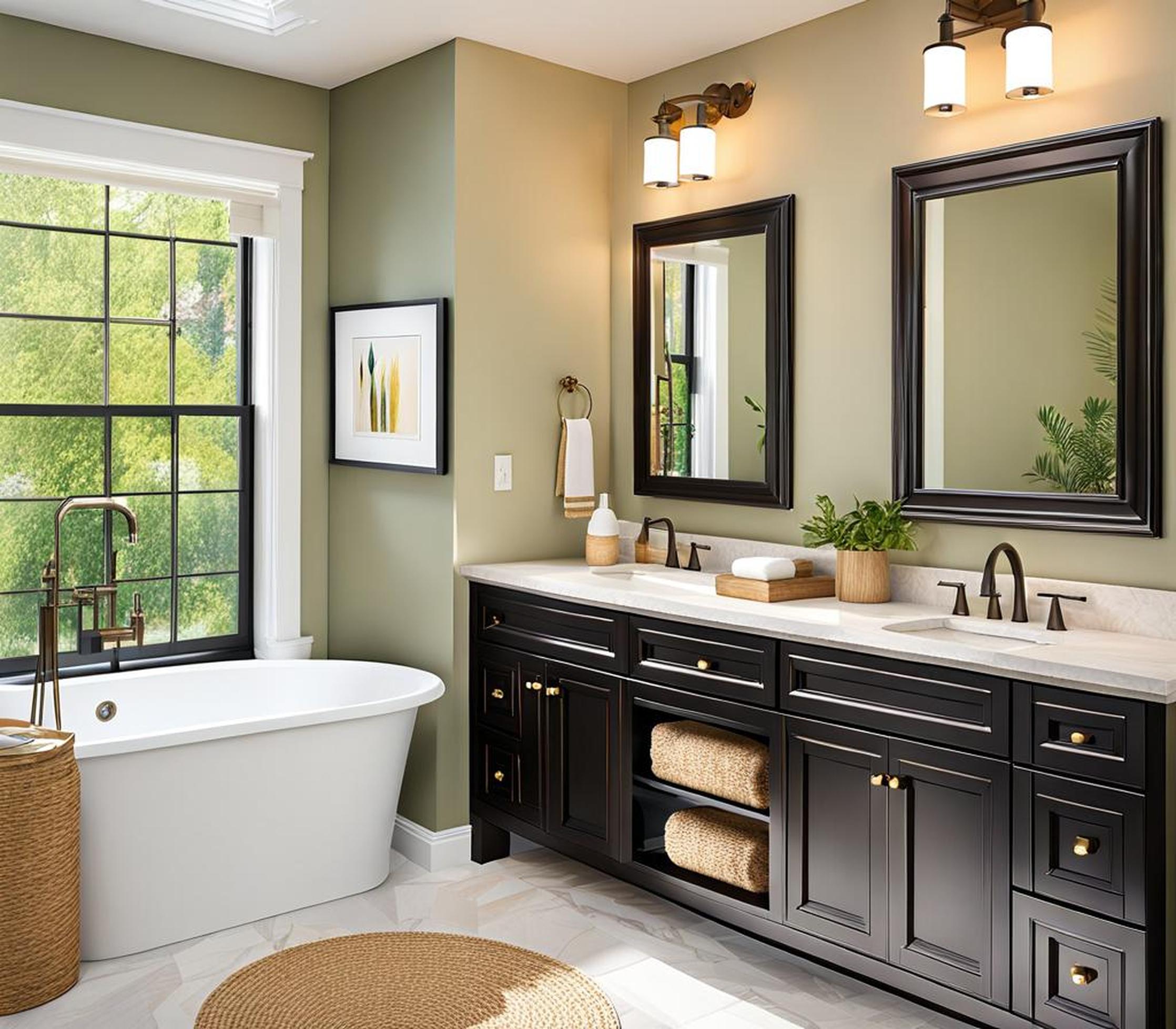 painting bathroom cabinets color ideas