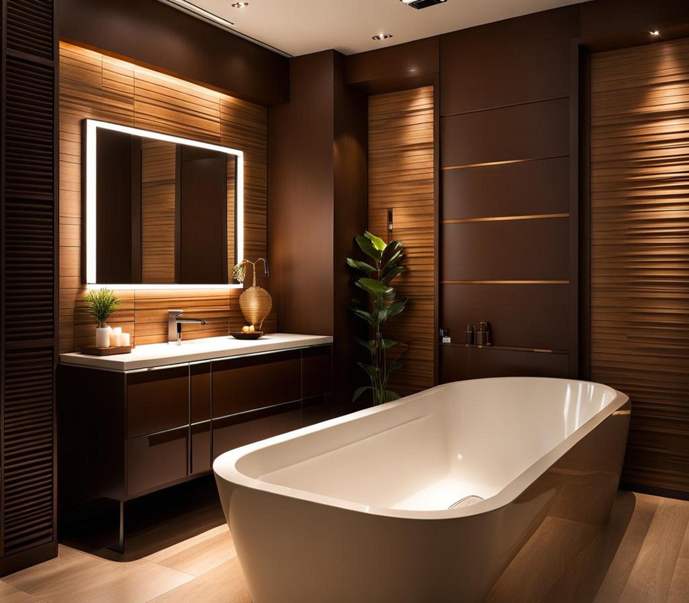 brown bathroom decorating ideas