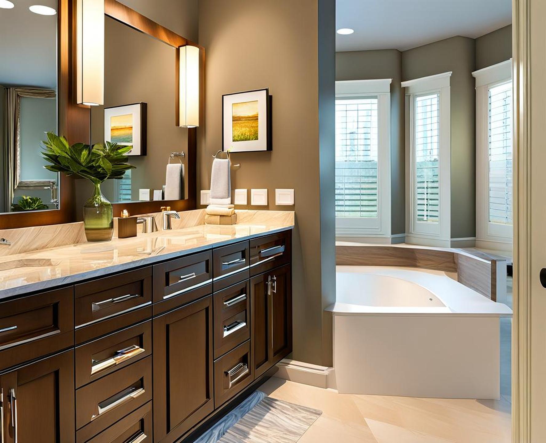 Tower Over Bathroom Clutter with a Storage Vanity