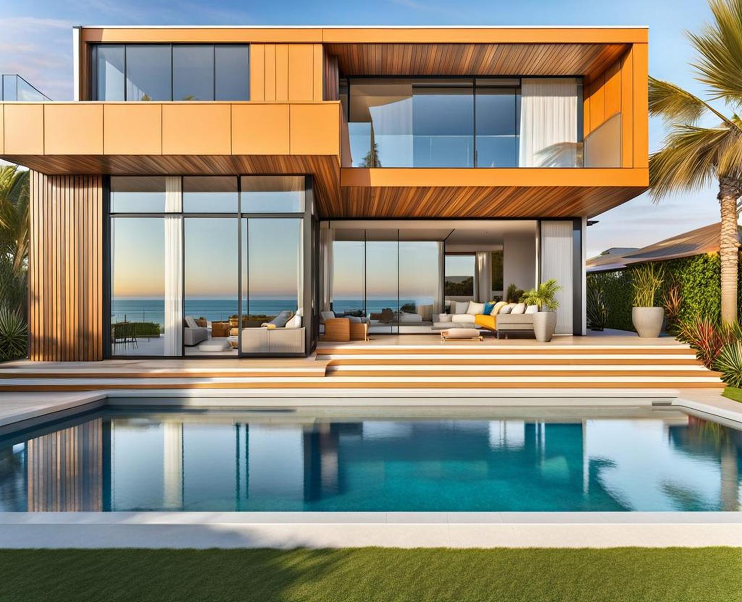 modern beach house exterior colors