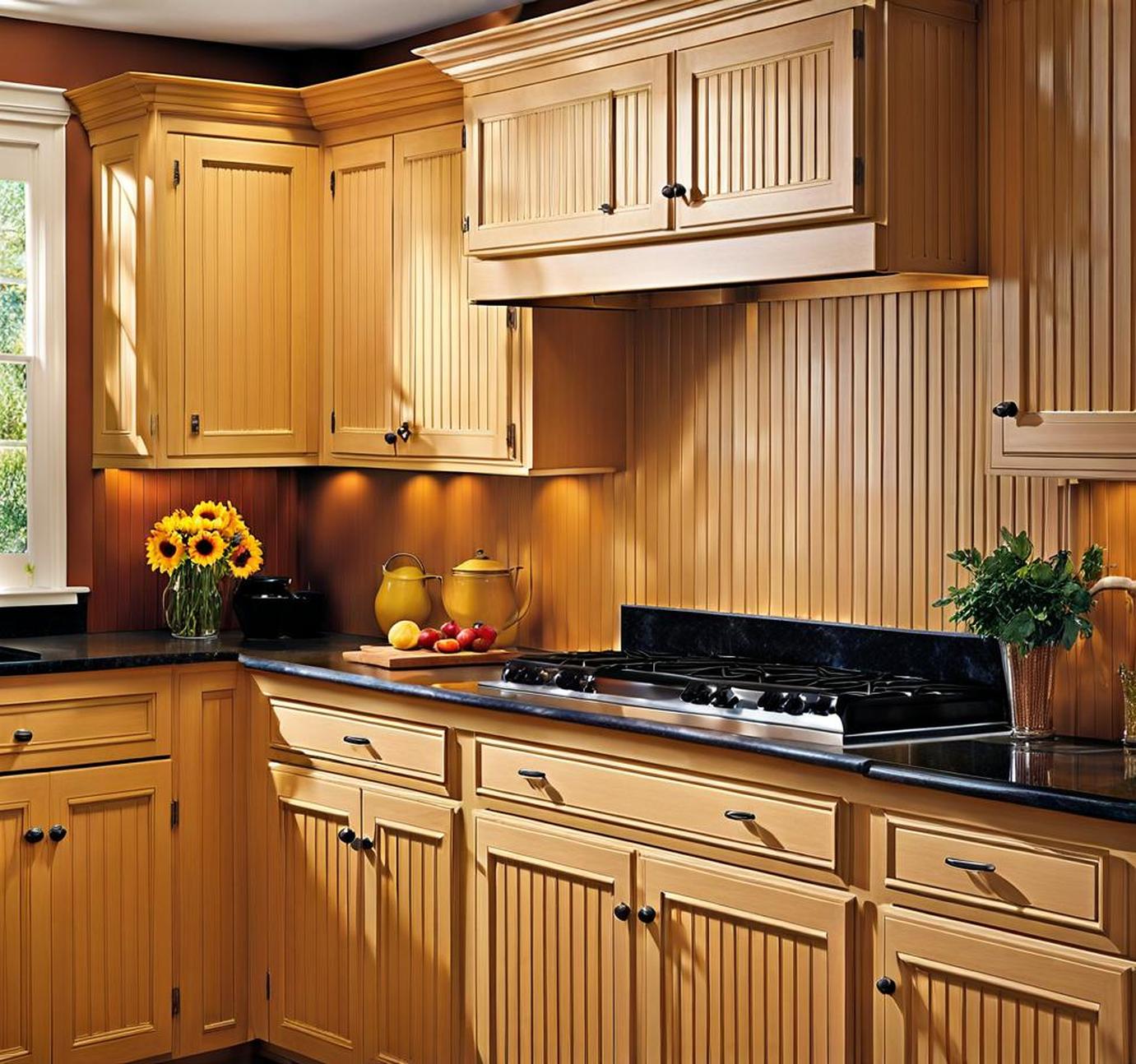 A Simple and Affordable Beadboard Backsplash Can Make Your Kitchen Shine