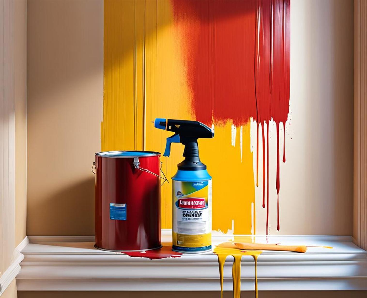 can you use a paint sprayer inside
