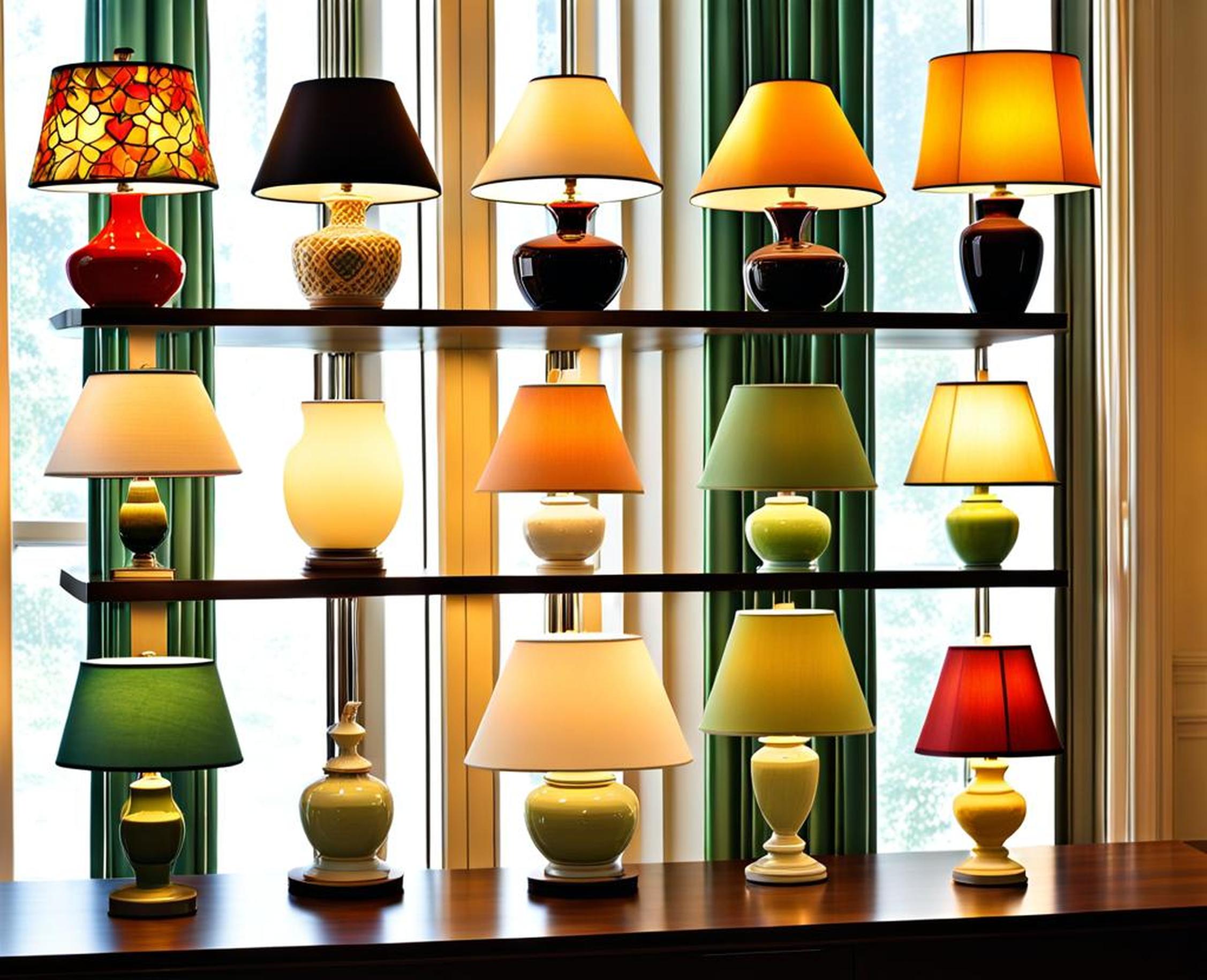 lamp shades for buffet lamps