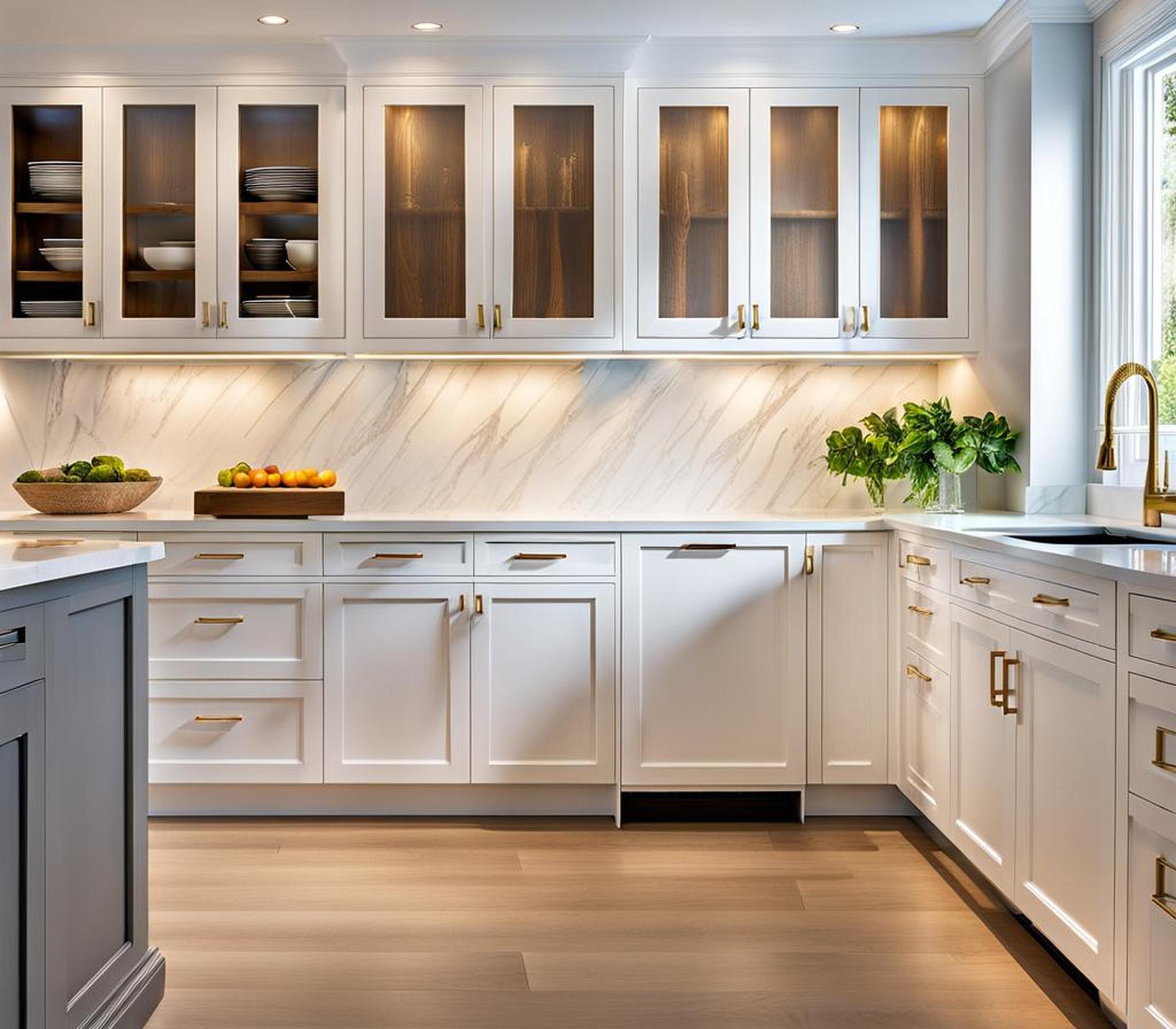 white kitchen cabinet hardware ideas