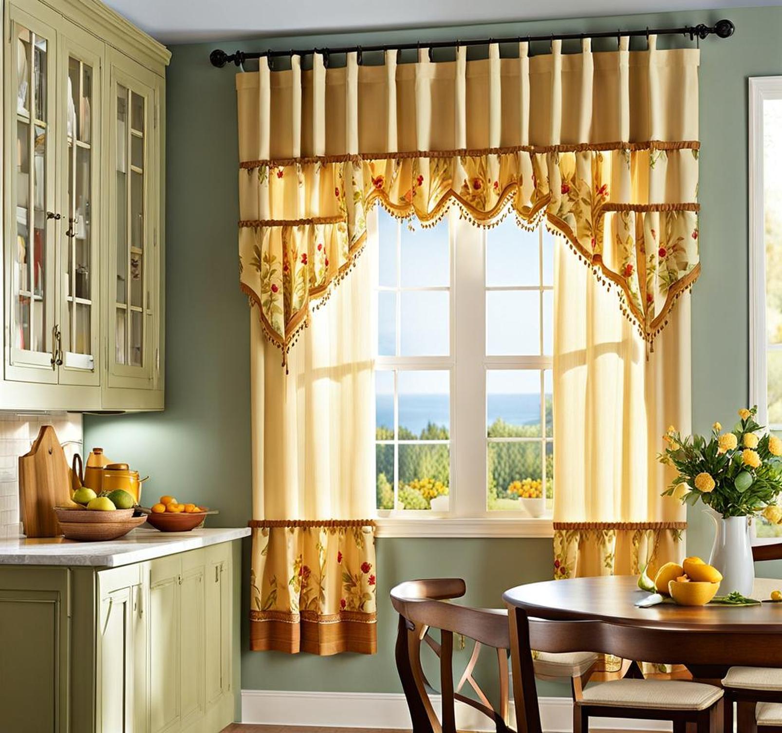 cafe style curtains for kitchens