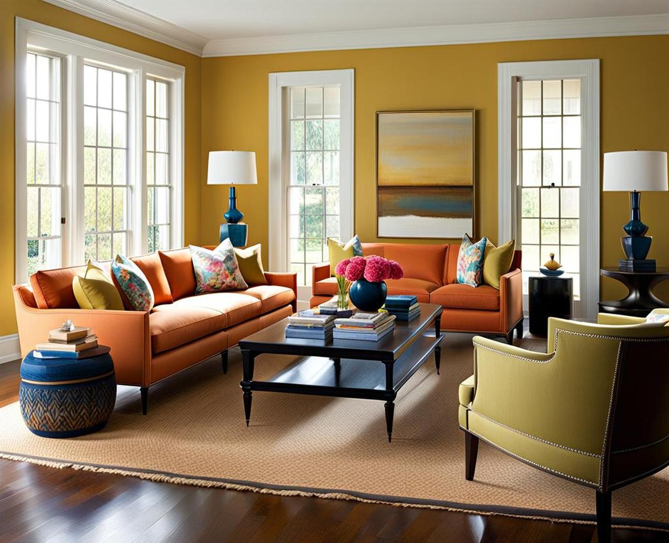how to arrange two sofas in small living room