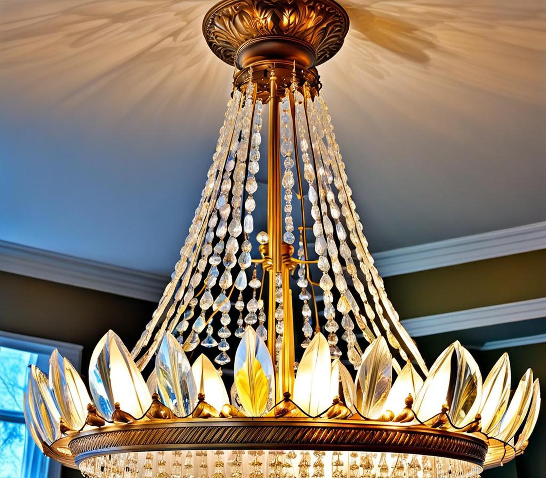 chandelier glass panel replacement
