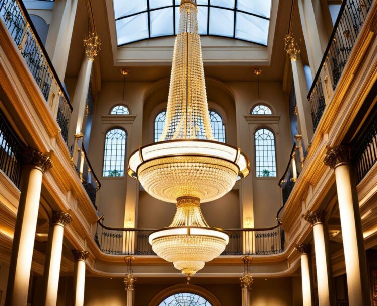 Make Your Vaulted Ceiling Shine with These Chandelier Designs ...