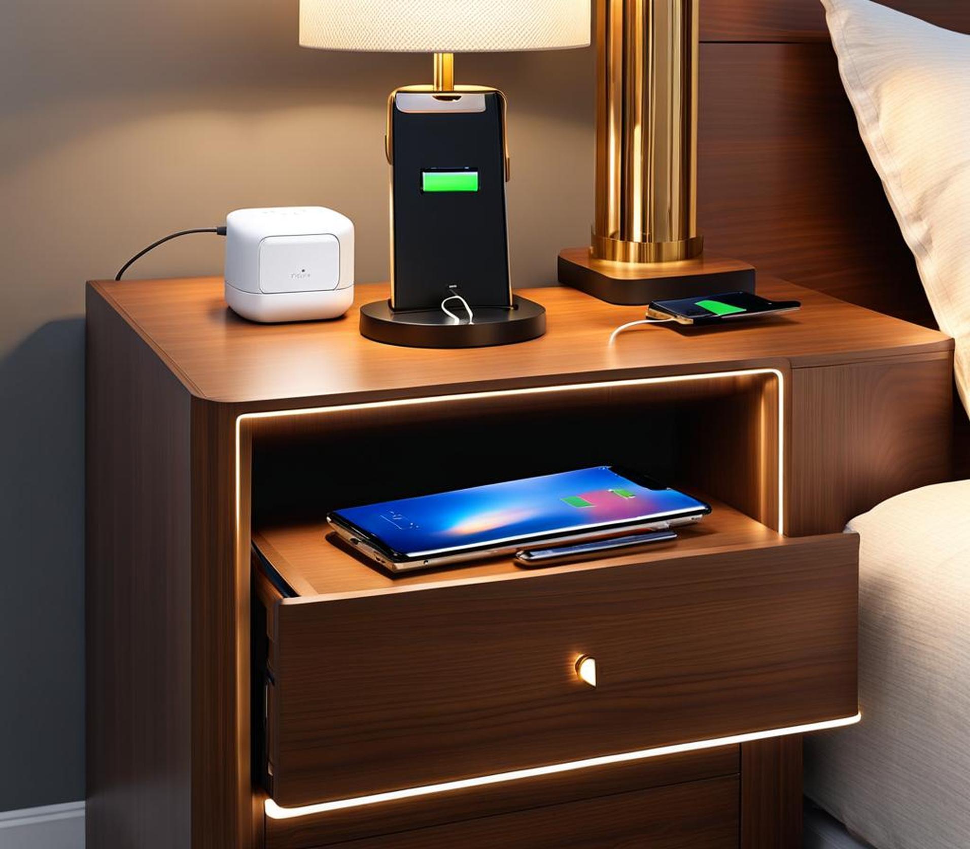 nightstands with charging stations