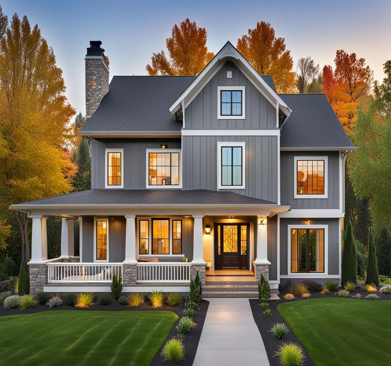 exterior grey house colors