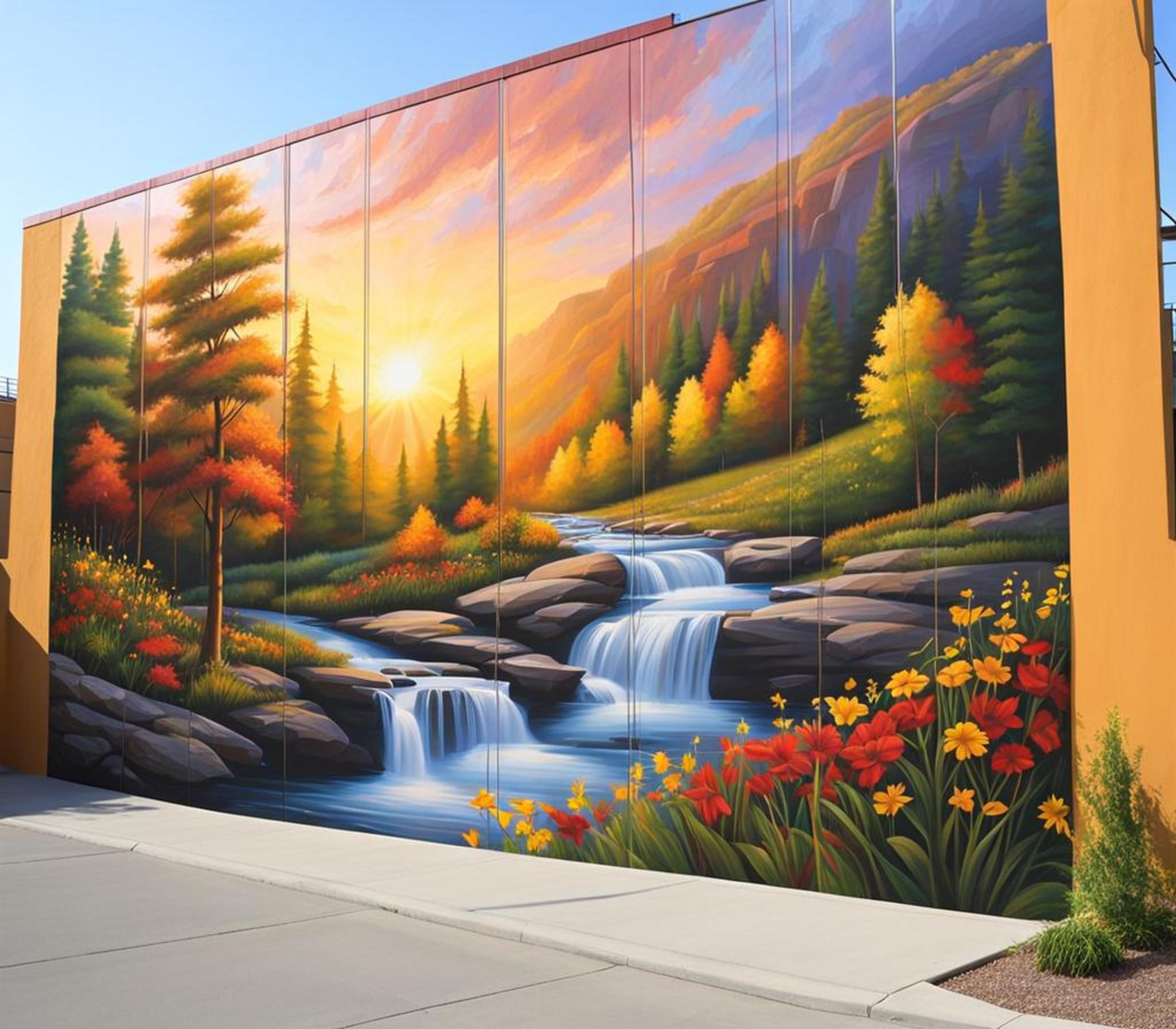 outdoor murals for walls