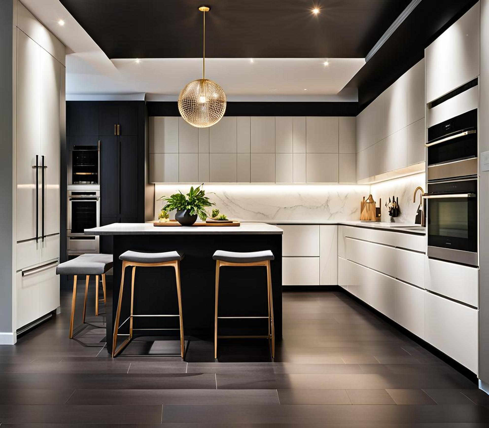 Showstopper Kitchens Have Dark Floors But Light Cabinets