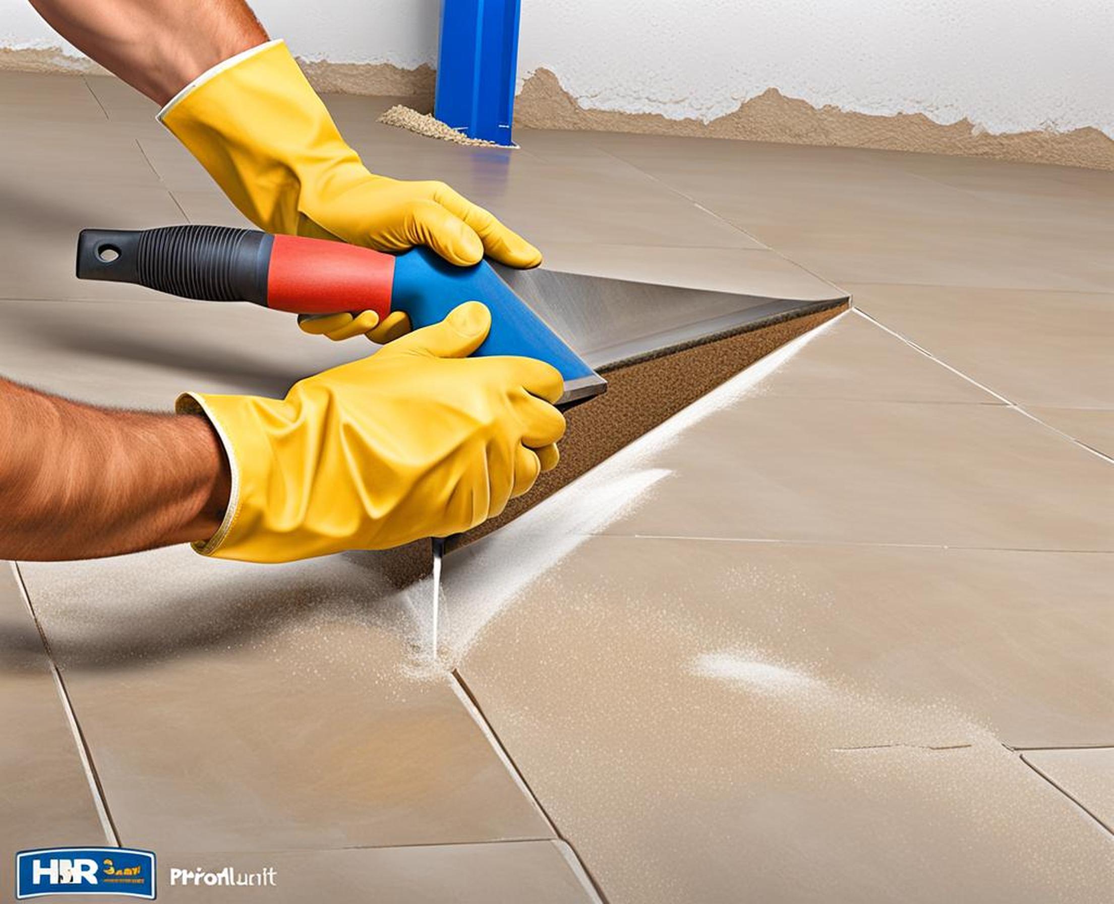 how to remove tile mortar from concrete floor