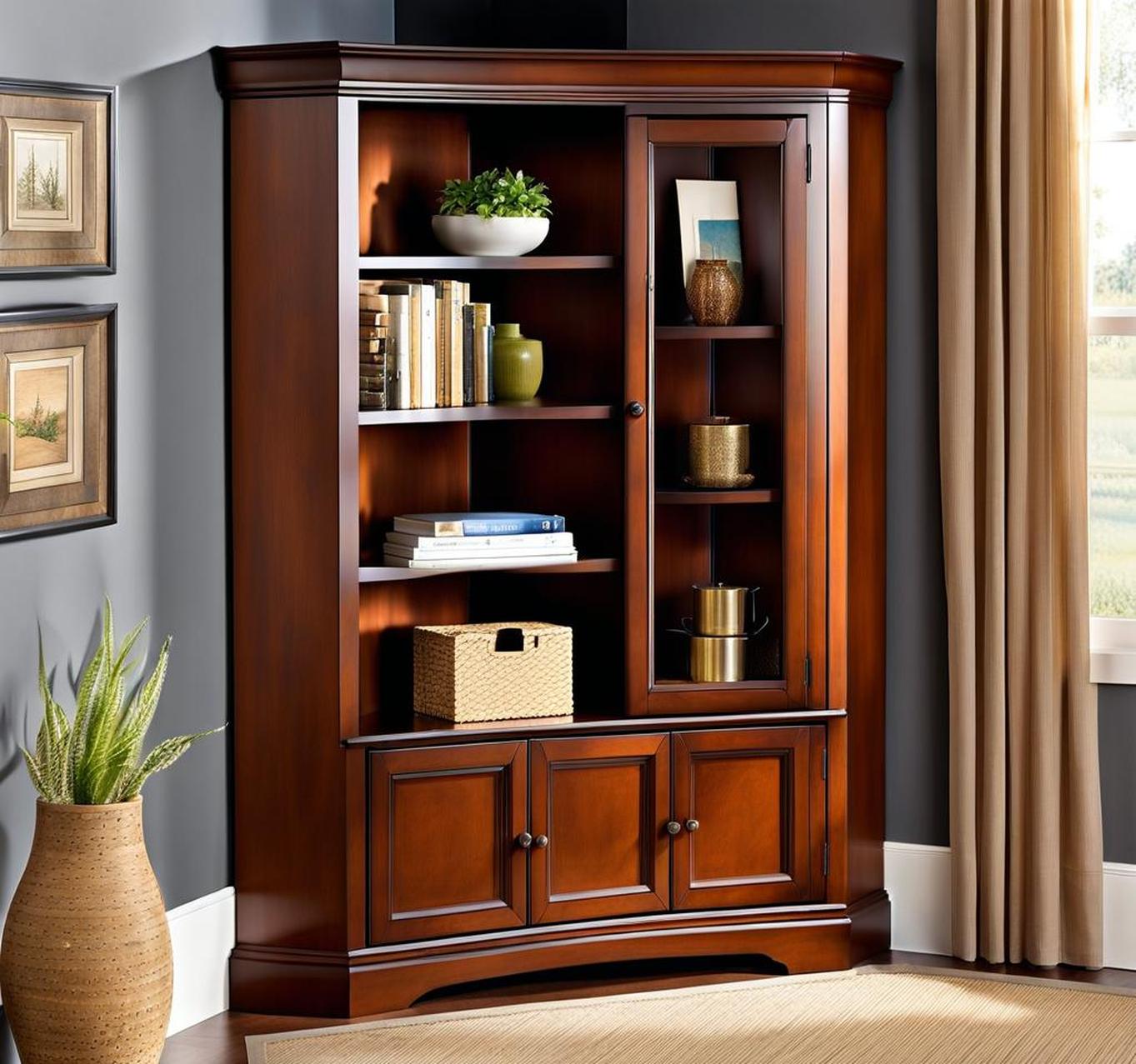 The Complete Guide to Living Room Corner Storage Cabinets