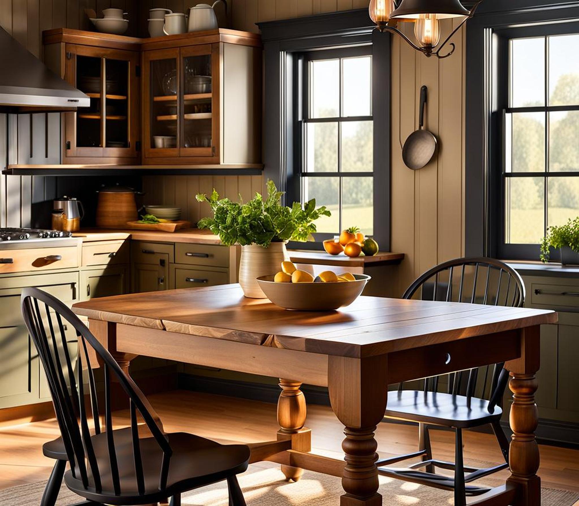 Make Your Kitchen Cozy With a Farmhouse Corner Table