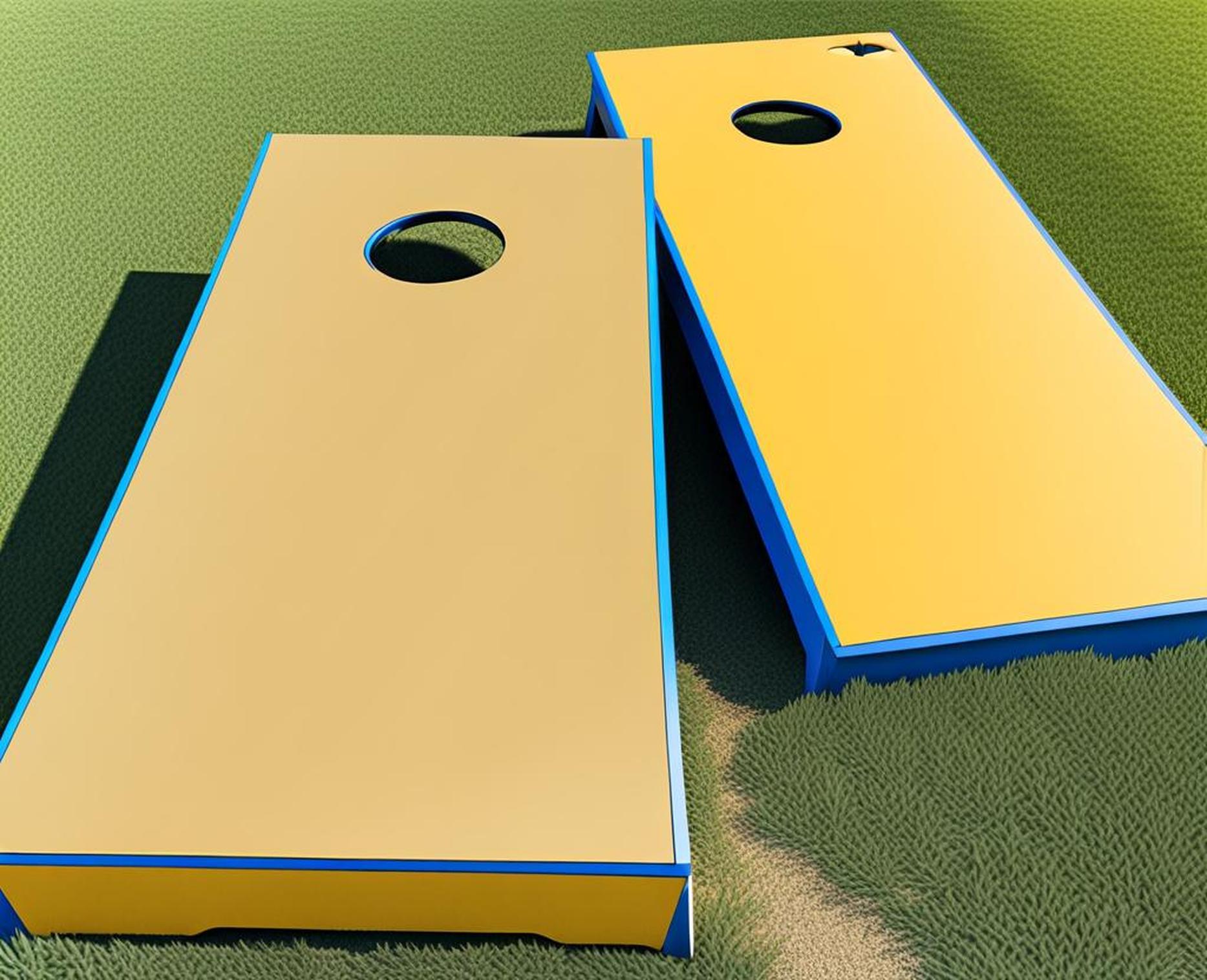 distance between corn hole boards