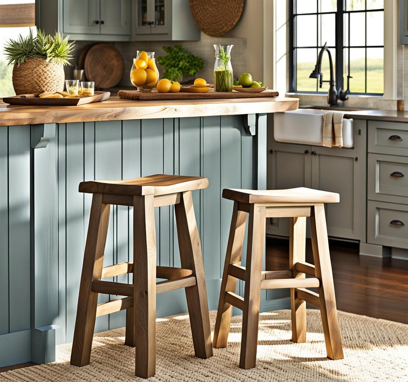 coastal farmhouse bar stools