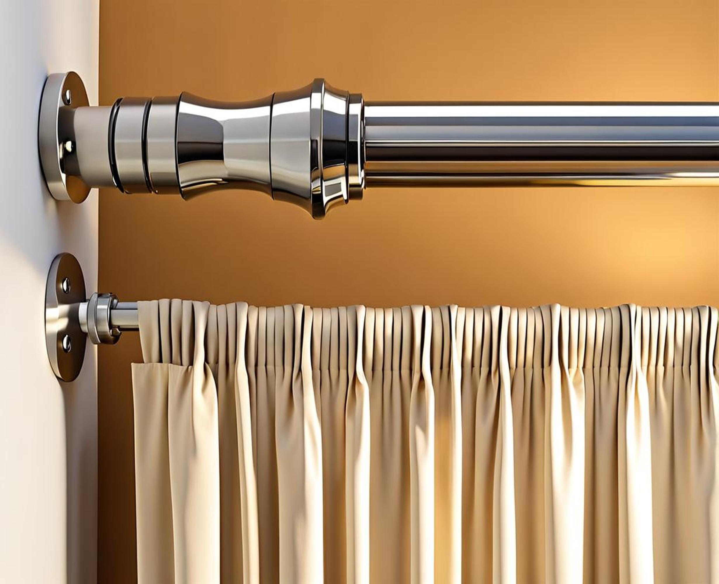 no hardware curtain rods