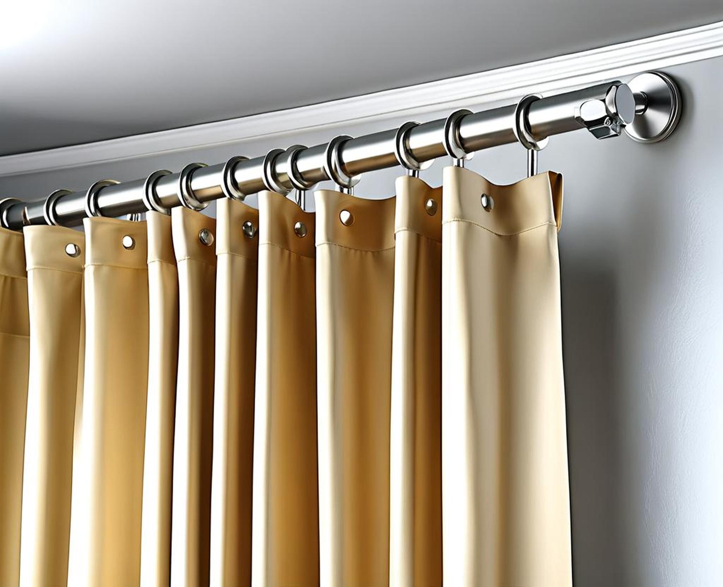 adjustable ceiling mount curtain rod brackets
