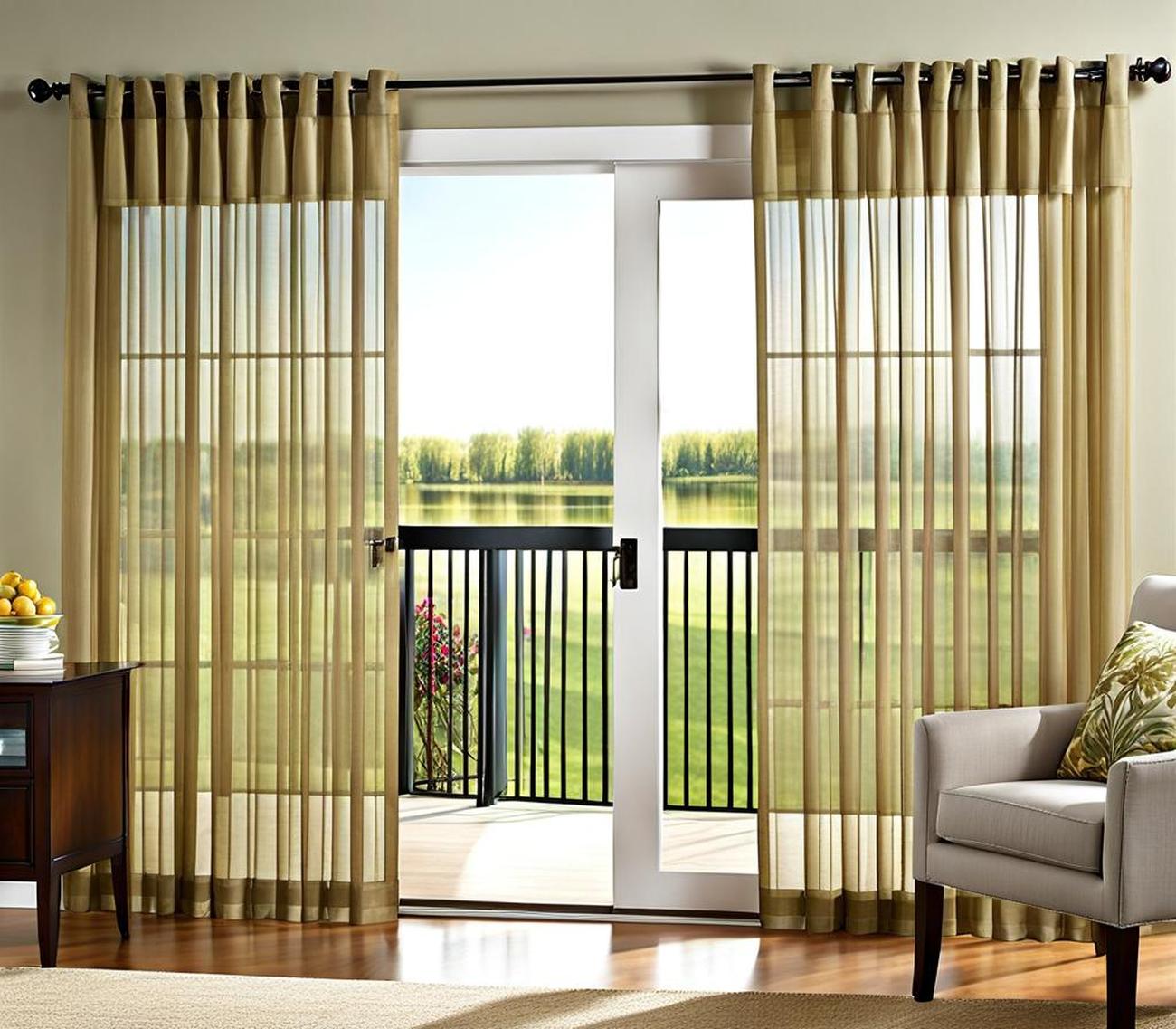 Find the Right Sheer Curtains to Perfect Your Sliding Glass Doors