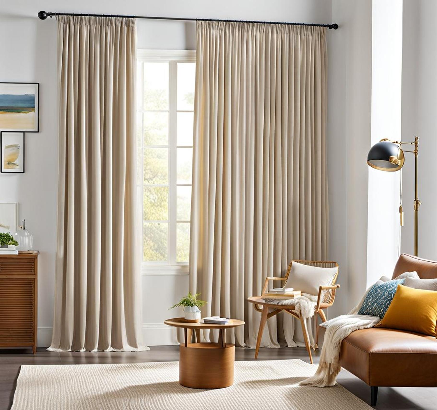 best curtain color for white walls
