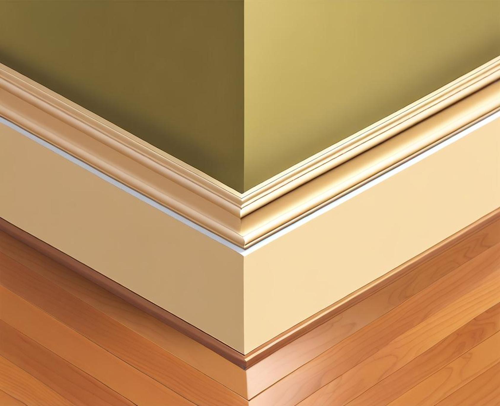 rounded corner baseboard trim