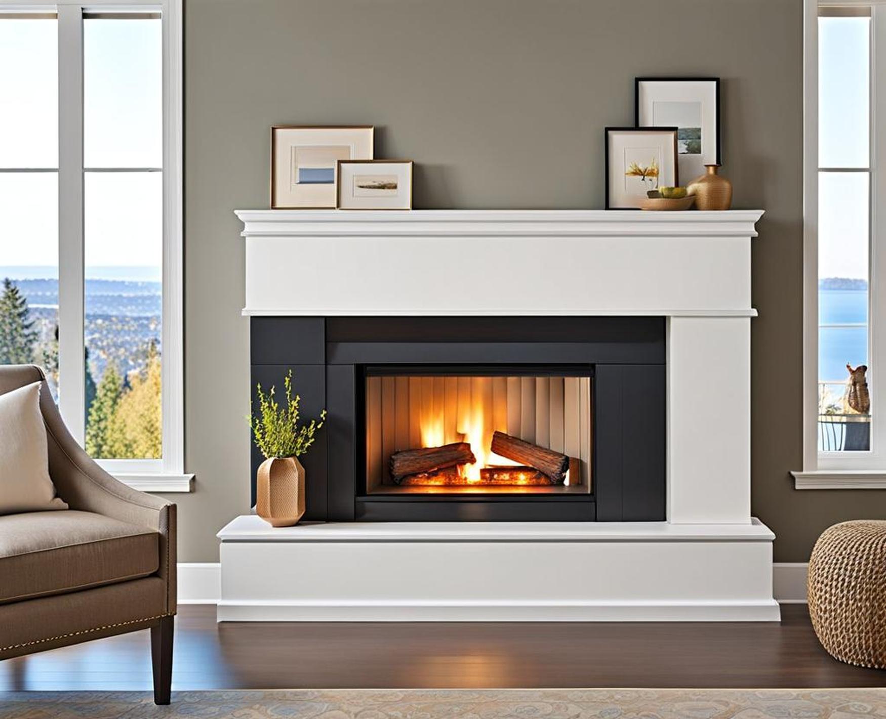 fireplace mantels with hidden storage