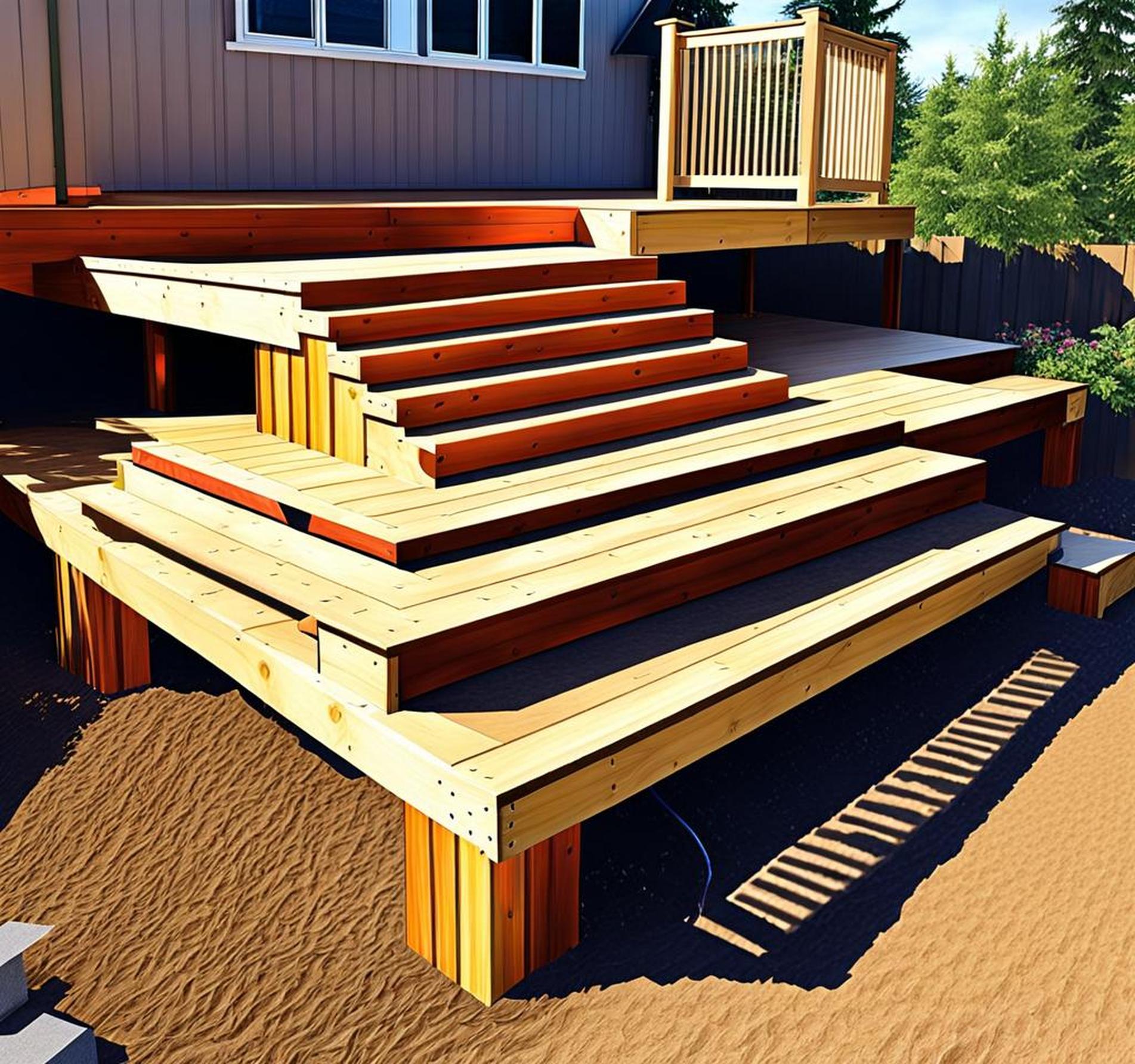 how to build platform steps for a deck