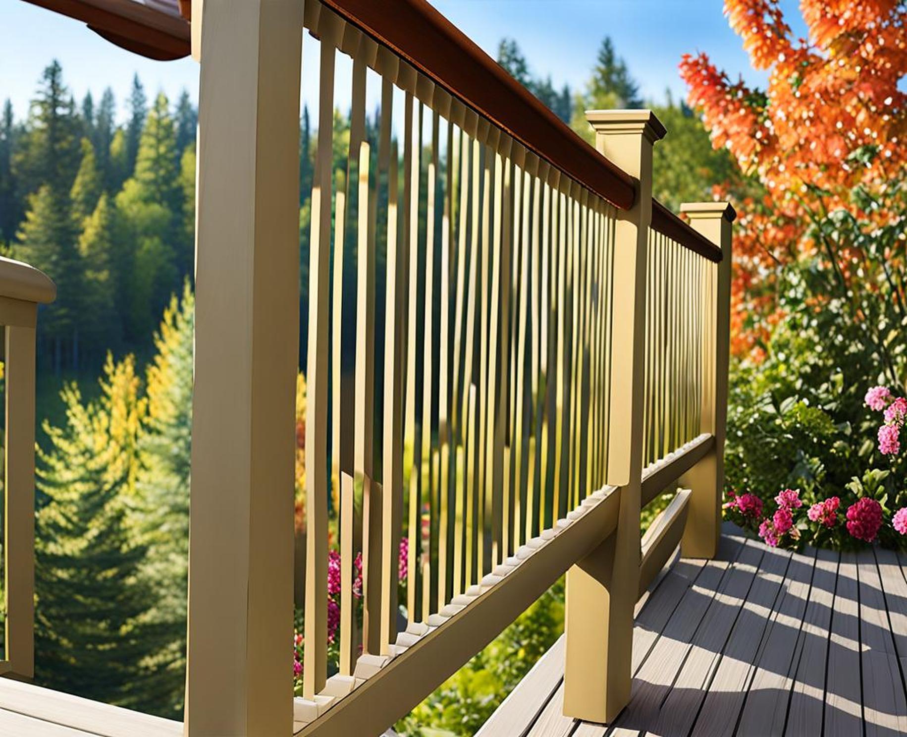 painting deck railing ideas