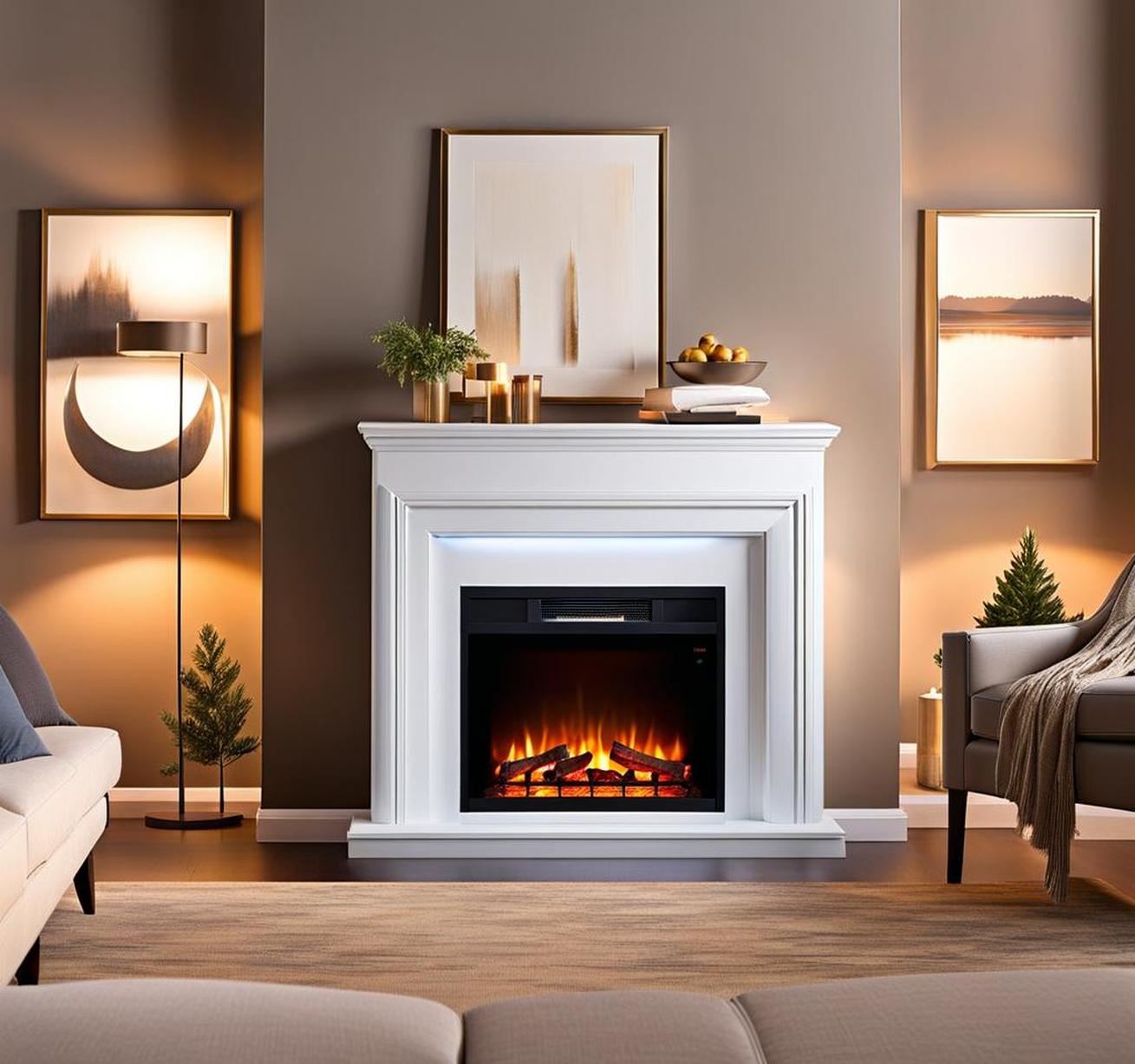 electric fireplace decorating ideas