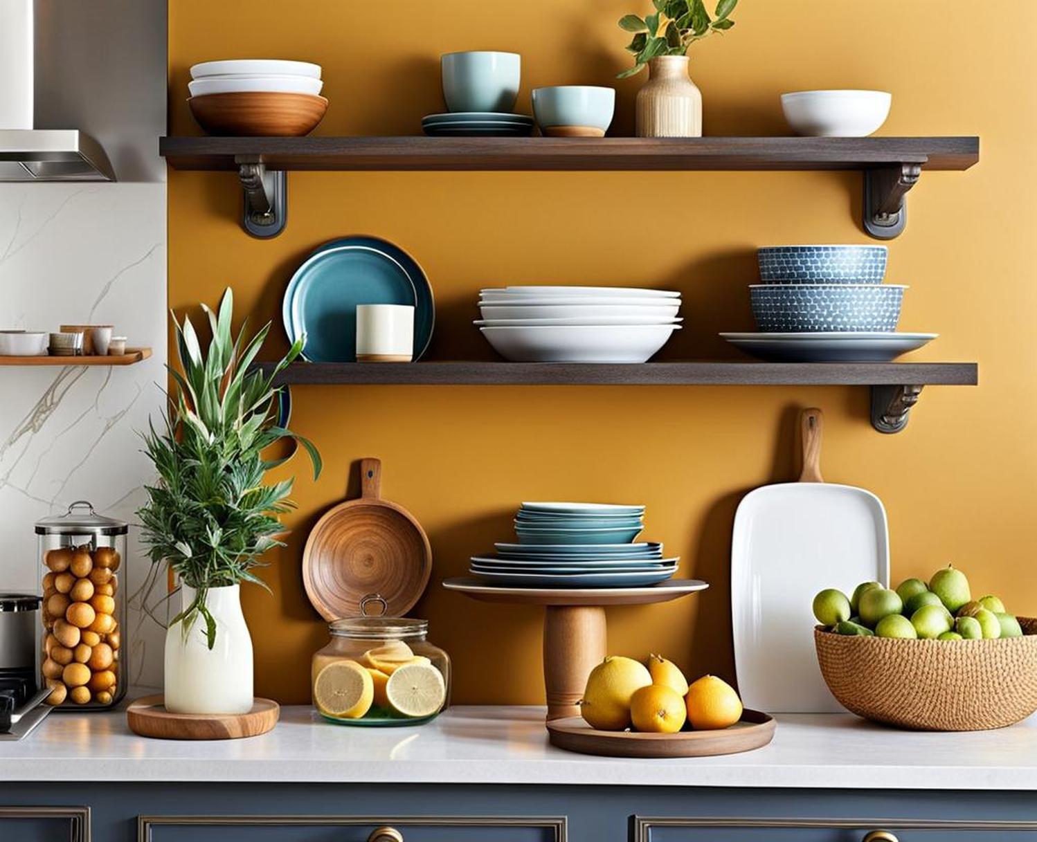decorative kitchen shelf ideas