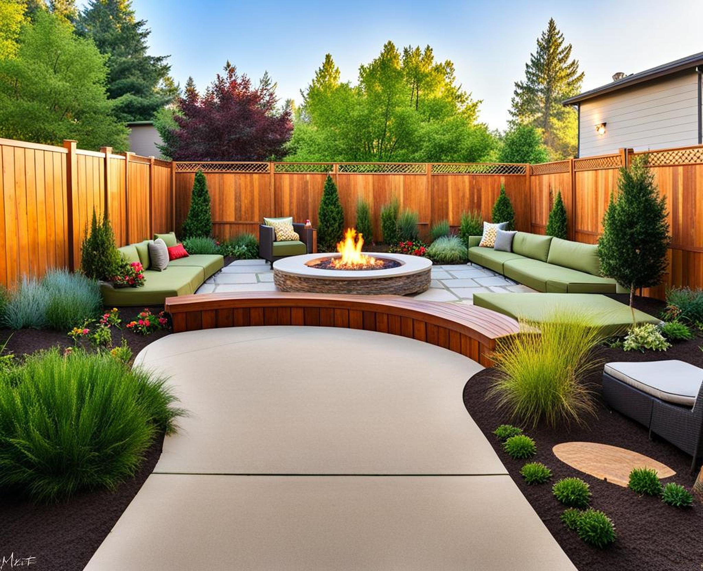 sloped backyard ideas before and after