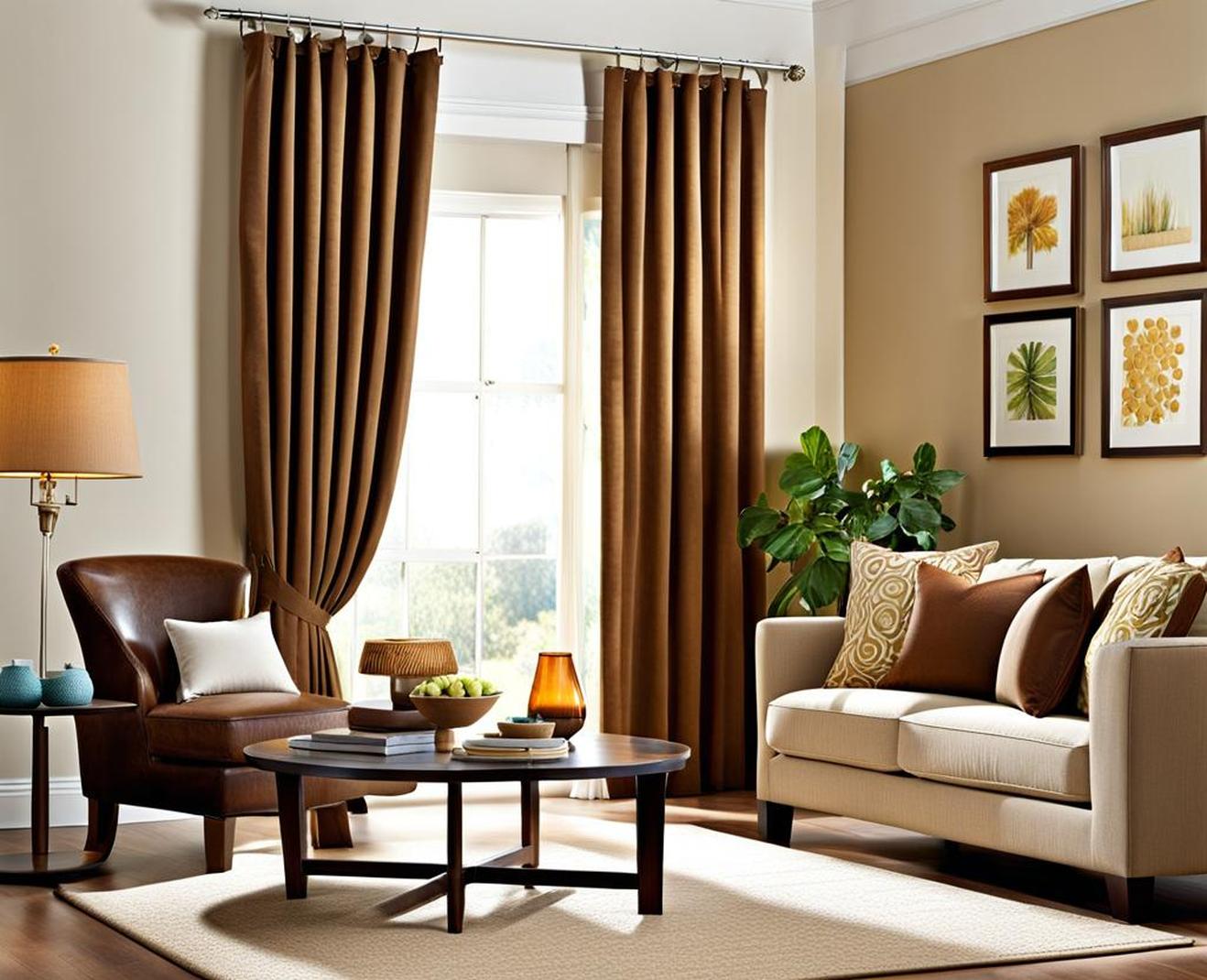 Have Brown Furniture? These Are the Absolute Best Curtains