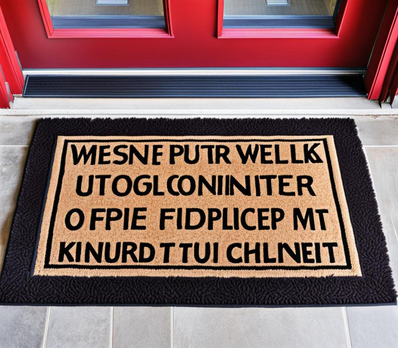 Door Mats with Funny Sayings Add Personality to Your Entryway