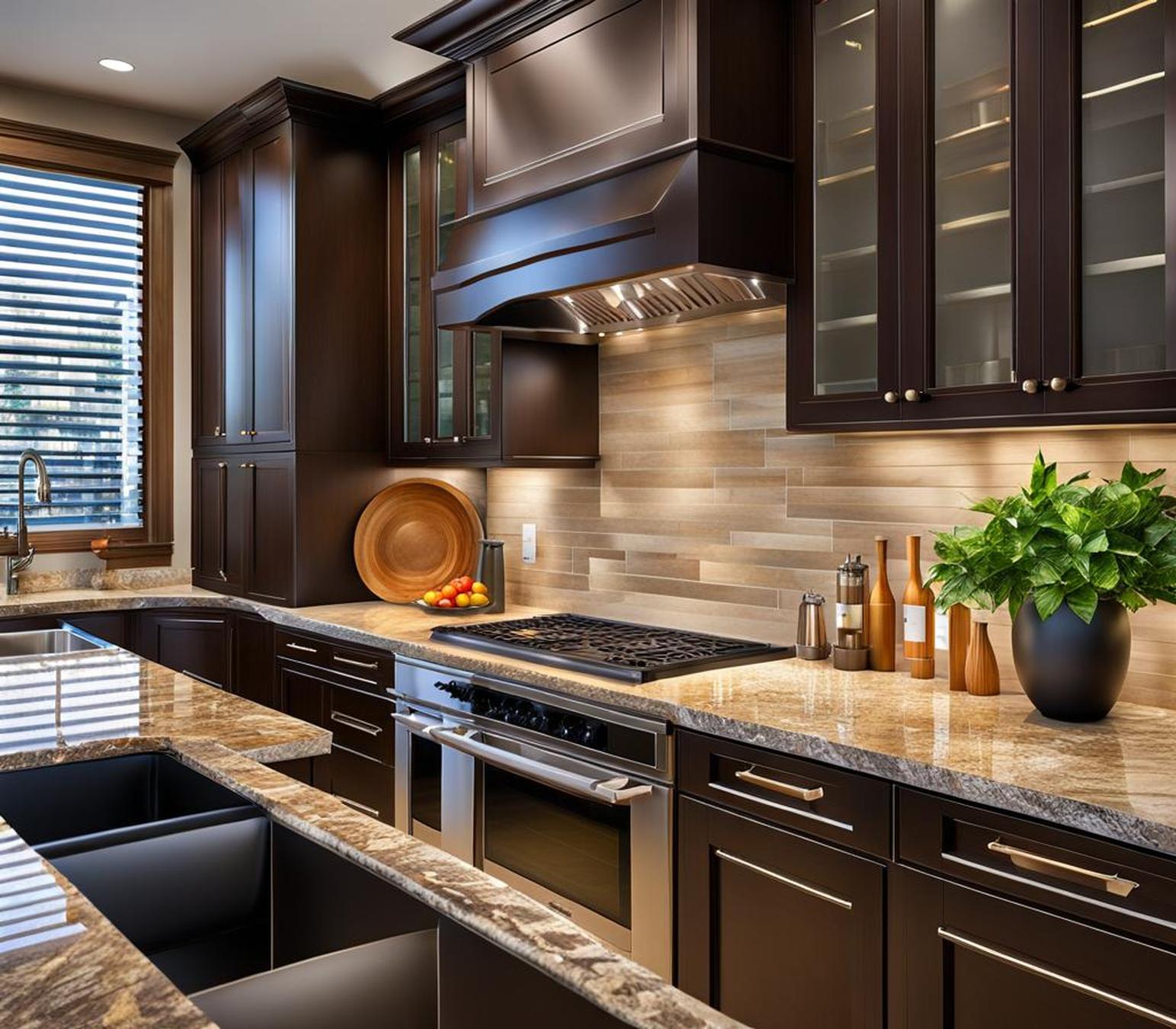 kitchens with espresso cabinets