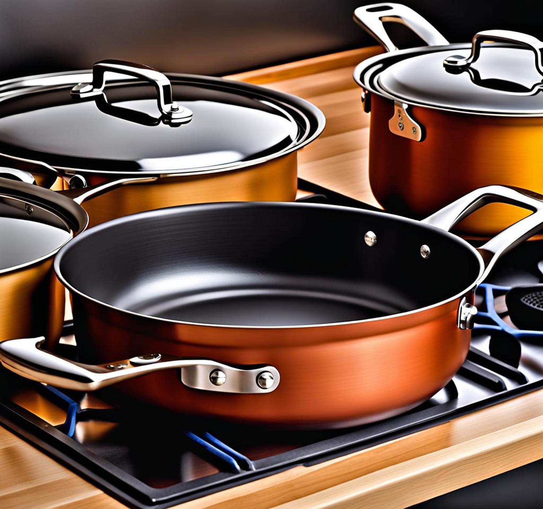 beautiful pots and pans