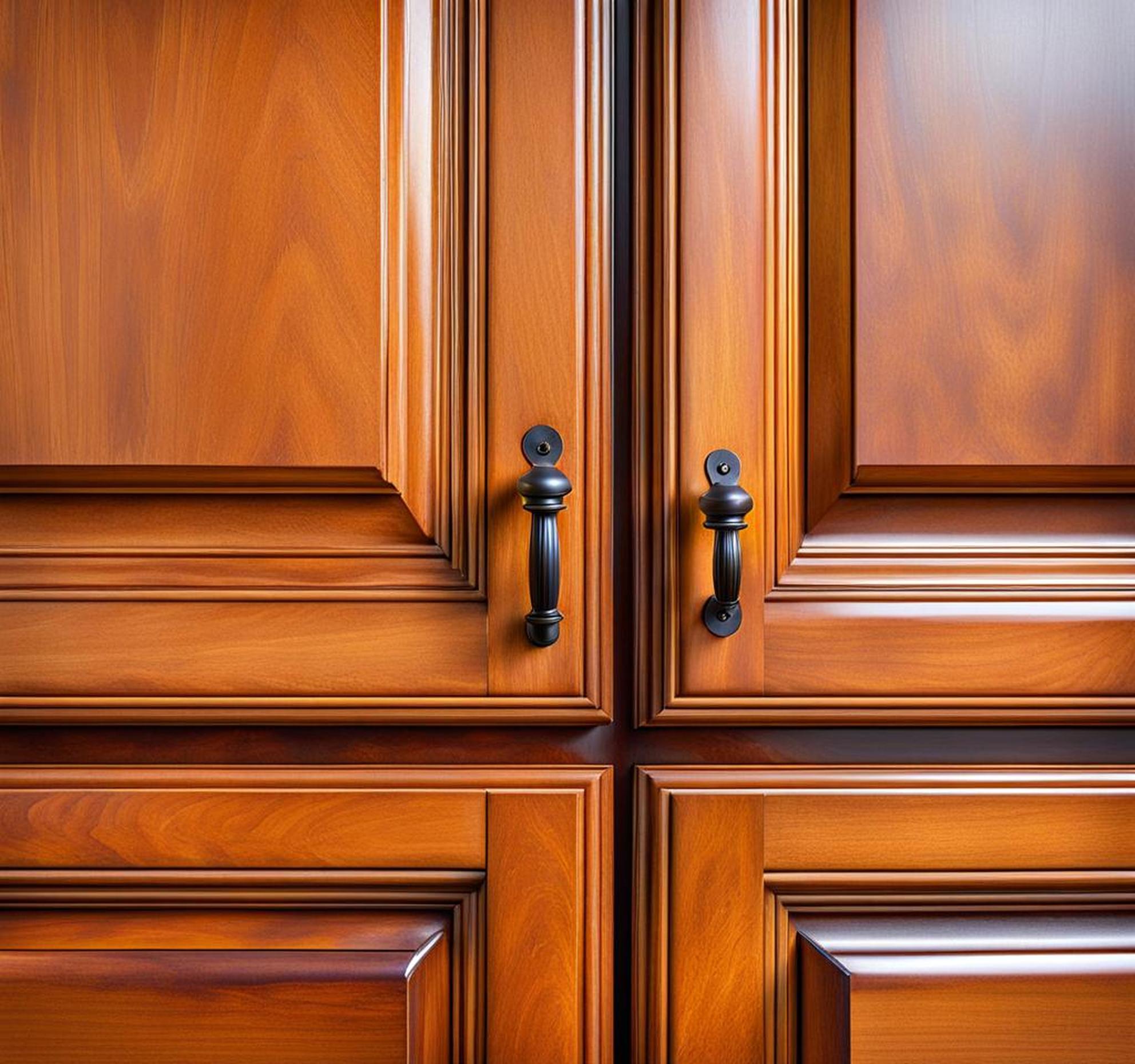 how to repair damaged kitchen cabinet doors