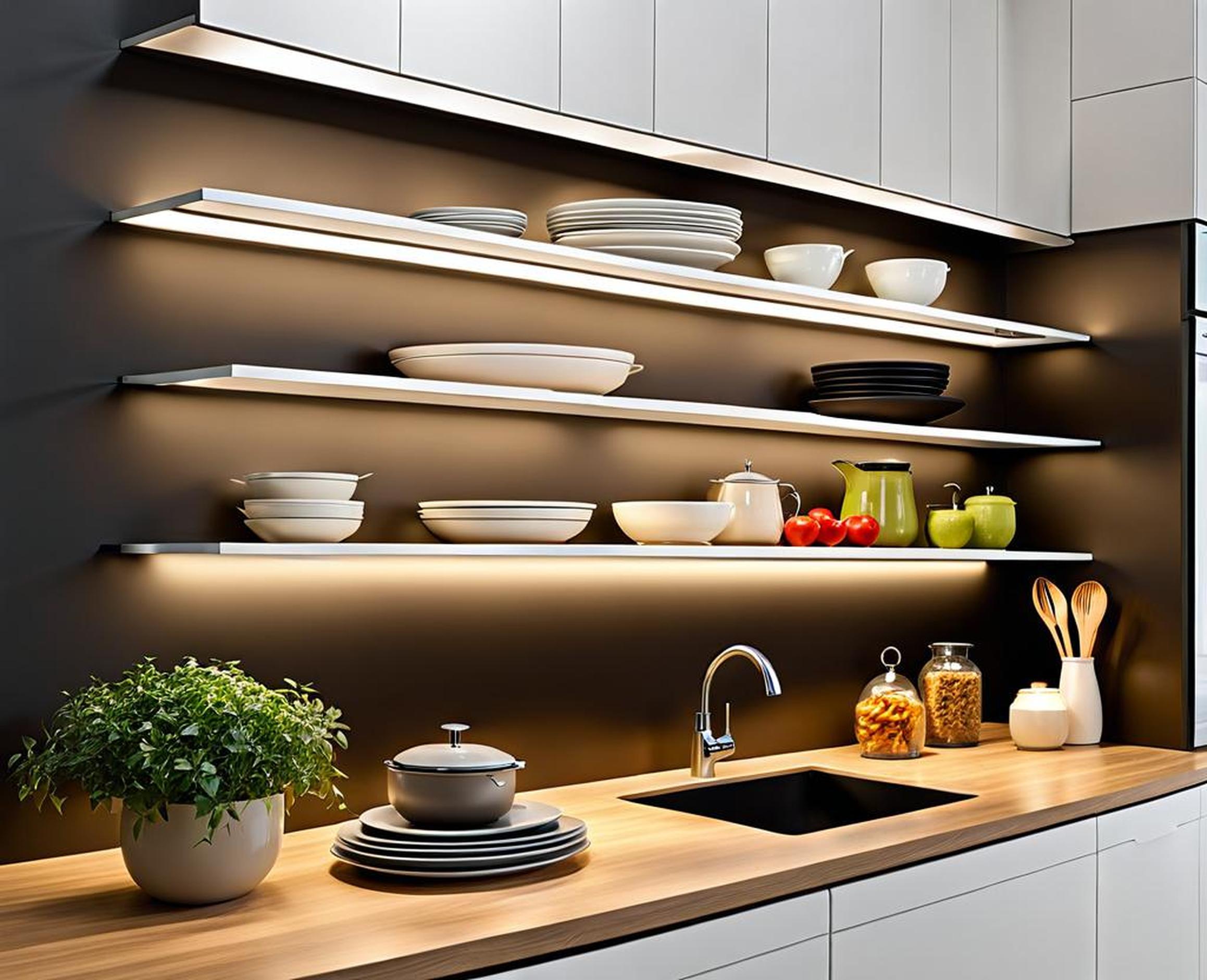 Calculate the Perfect Floating Shelf Position for Your Kitchen