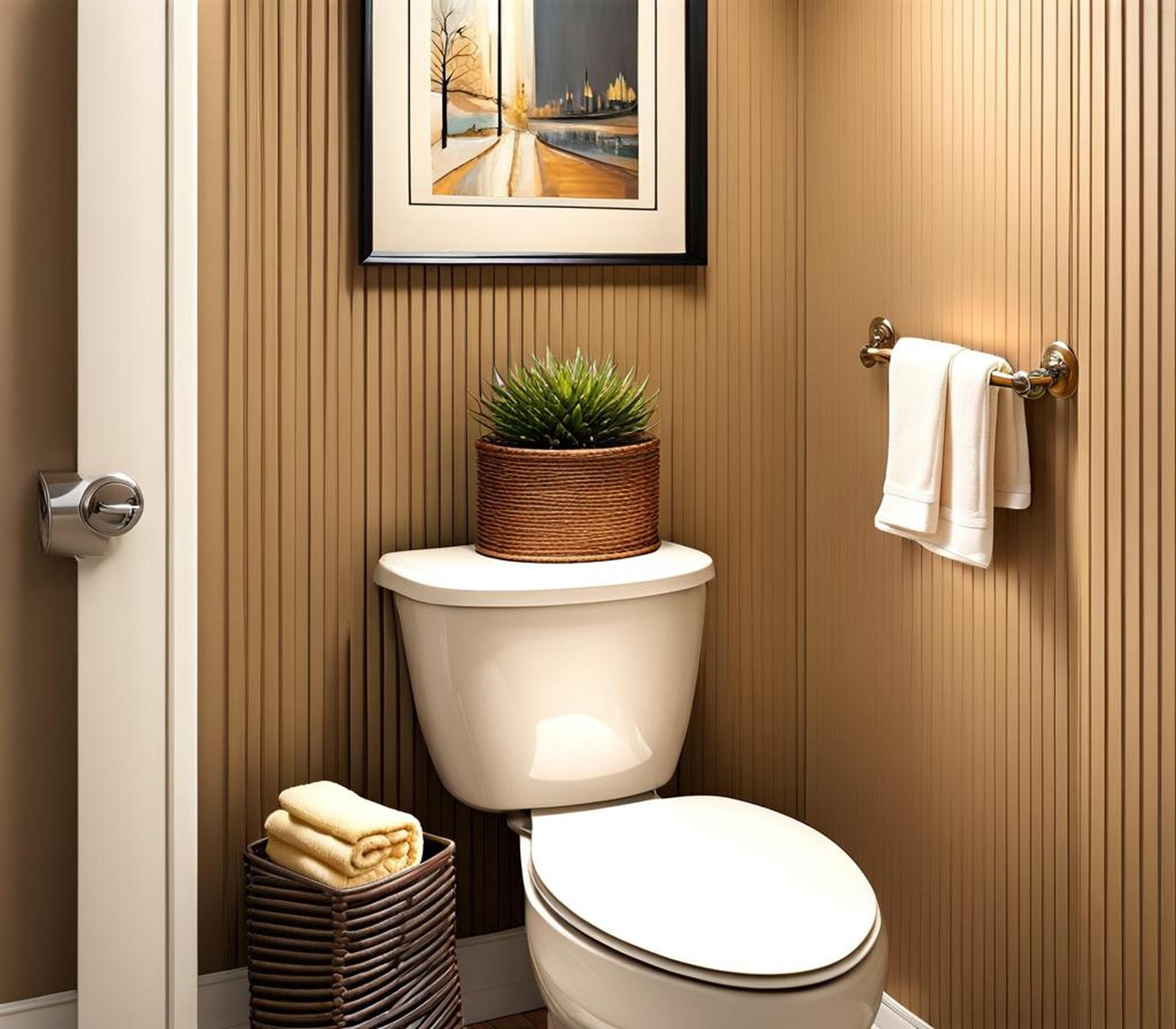decorating ideas for above the toilet