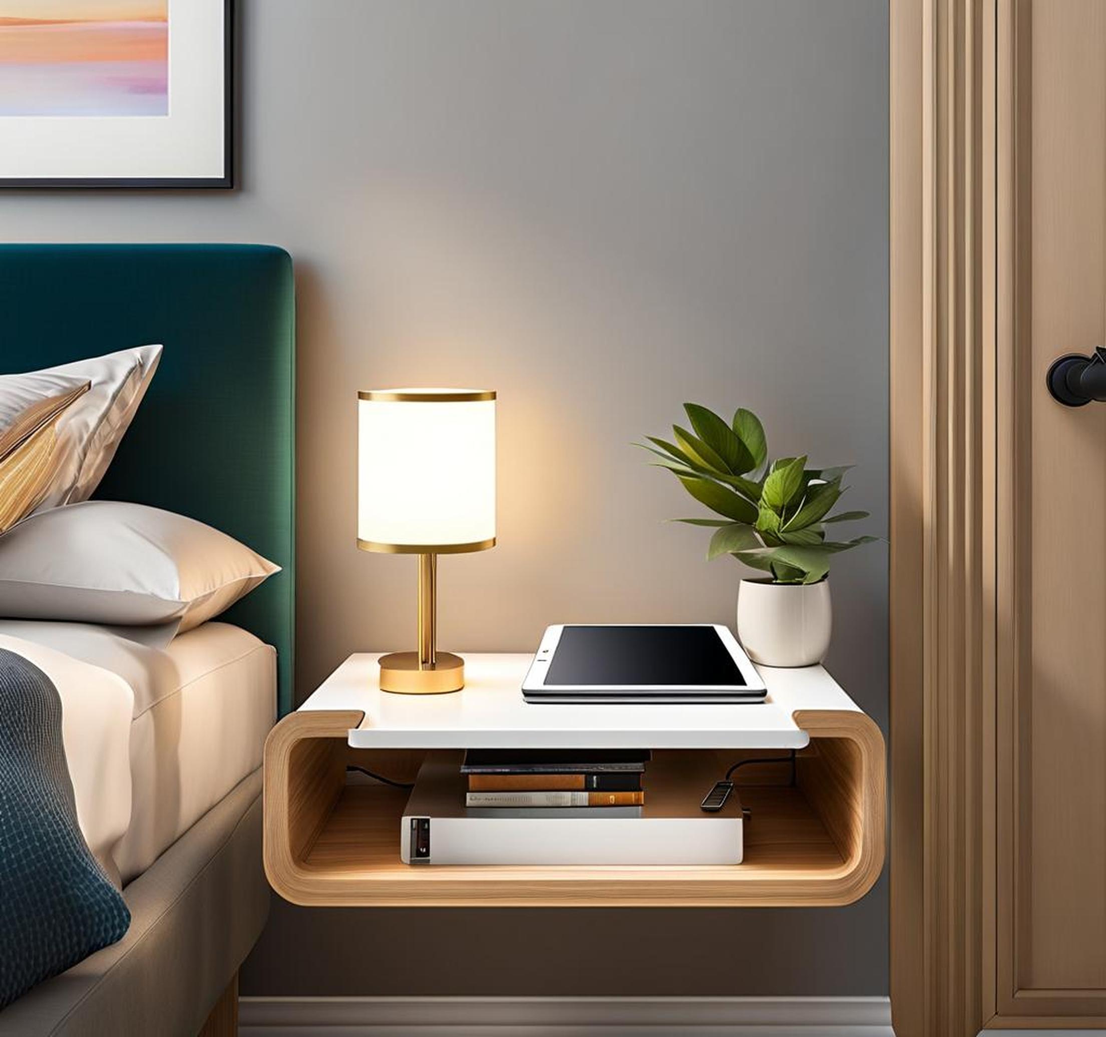 Declutter Your Space with a Wall-Mounted Floating Nightstand