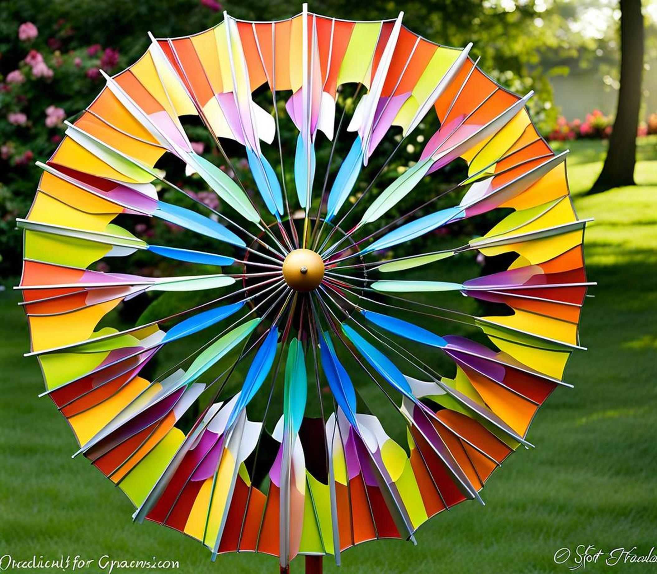 wind spinners for gardens
