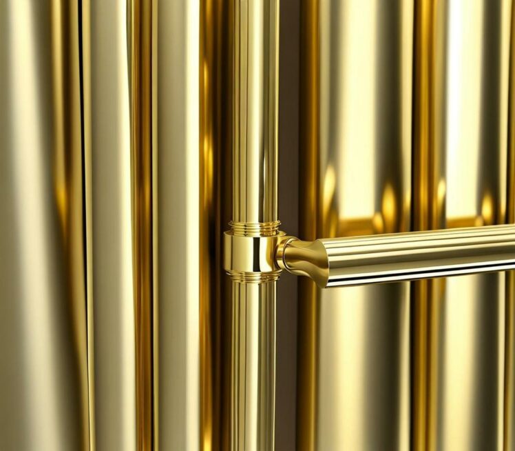 Need a Modern Update? Try Brass French Return Curtain Rods ...