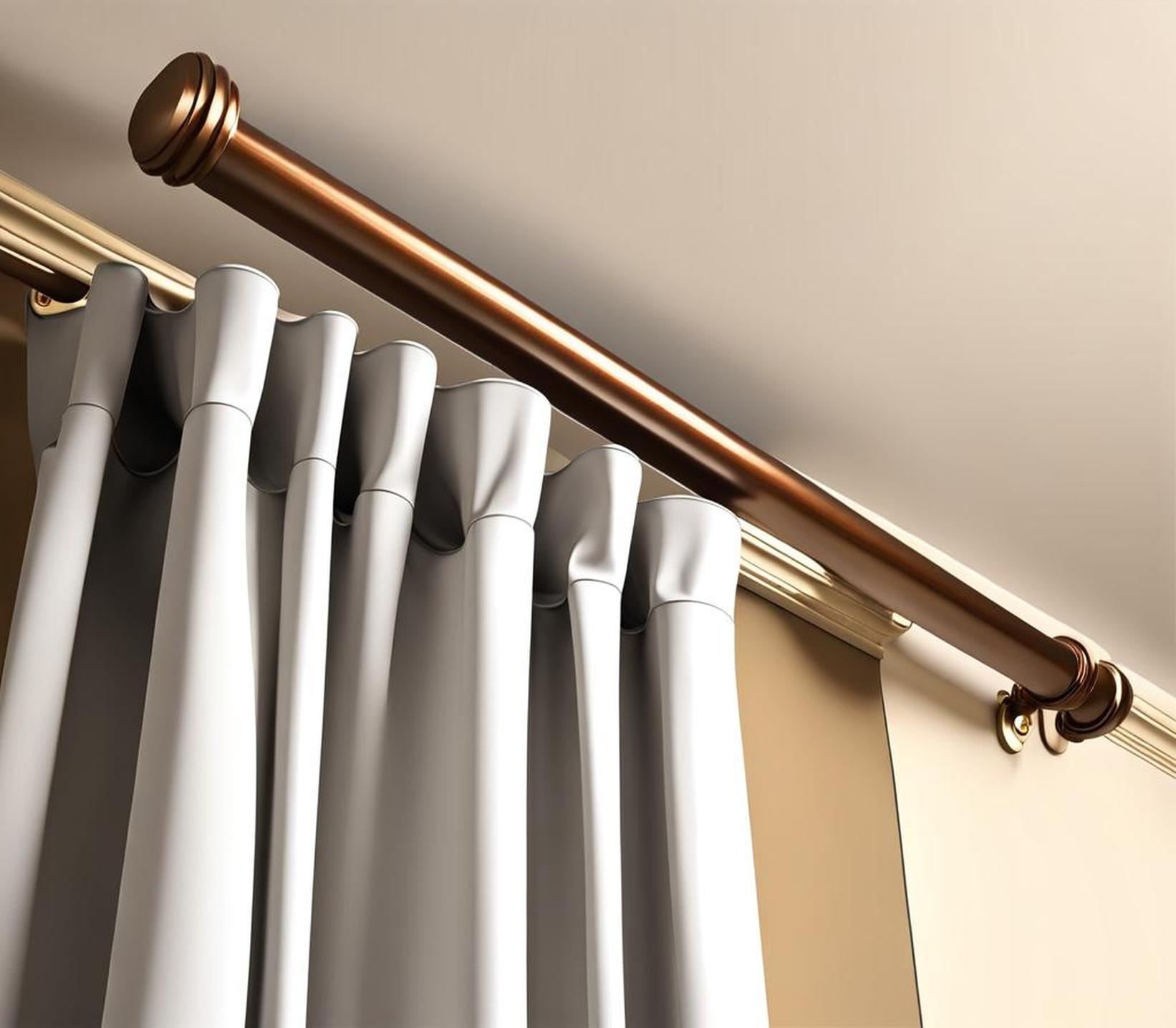 french wrap curtain rod