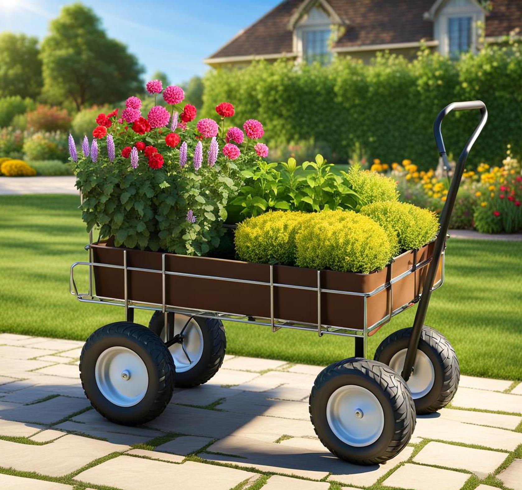 gardeners cart with seat