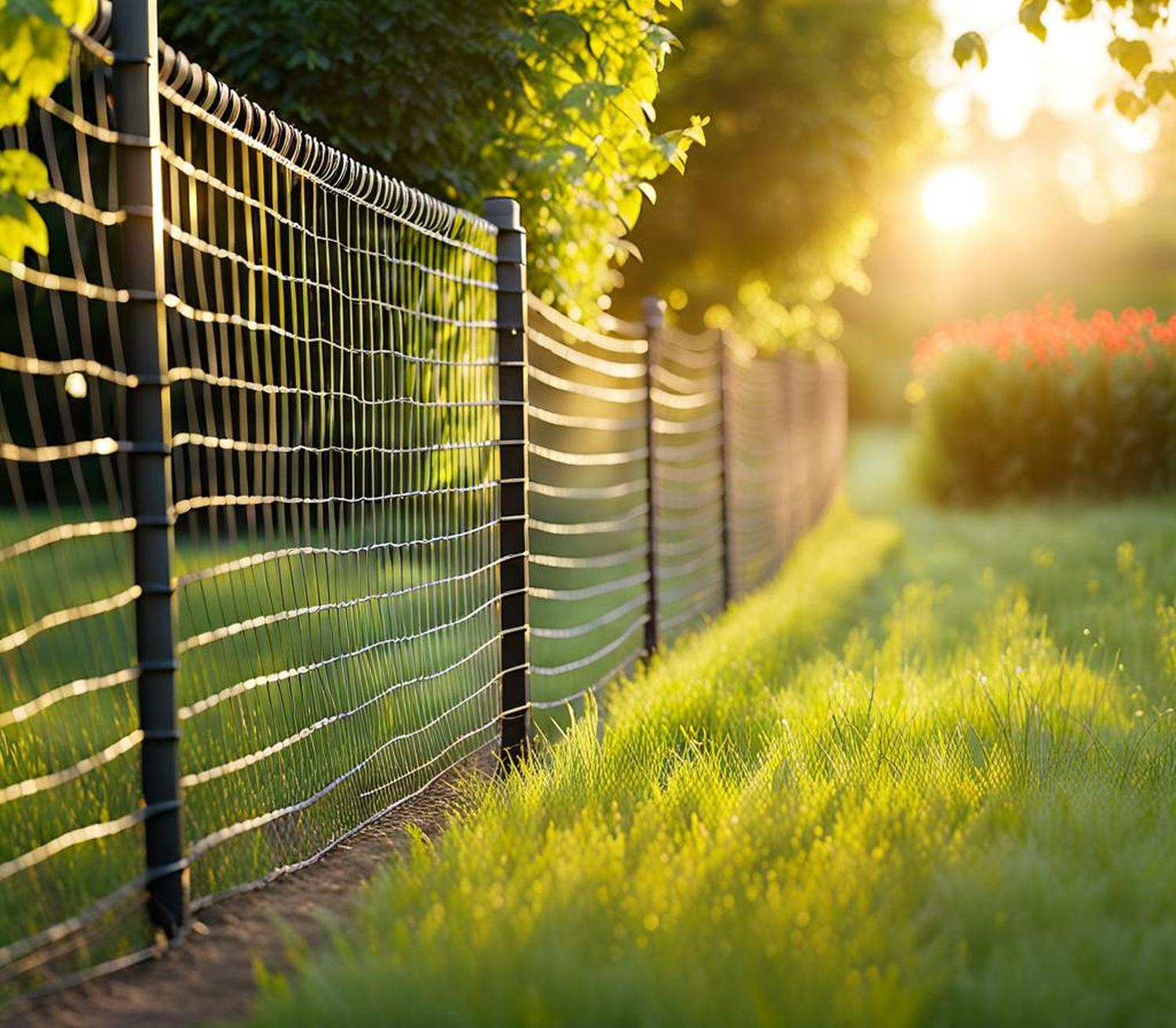 wire fencing for gardens