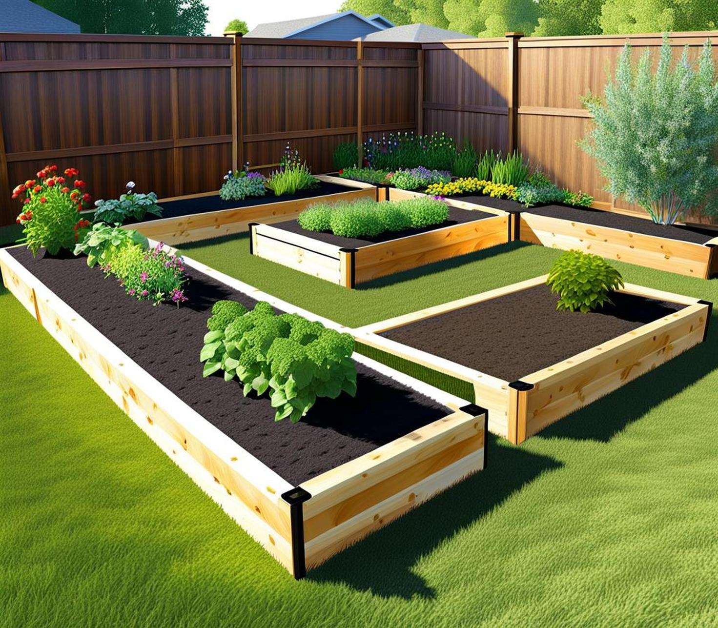 u shaped raised garden bed plans