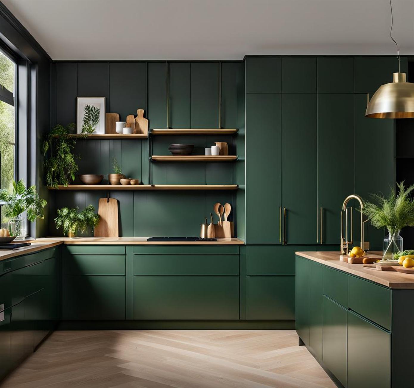 Find Your Forest Green Kitchen Cabinet Inspiration