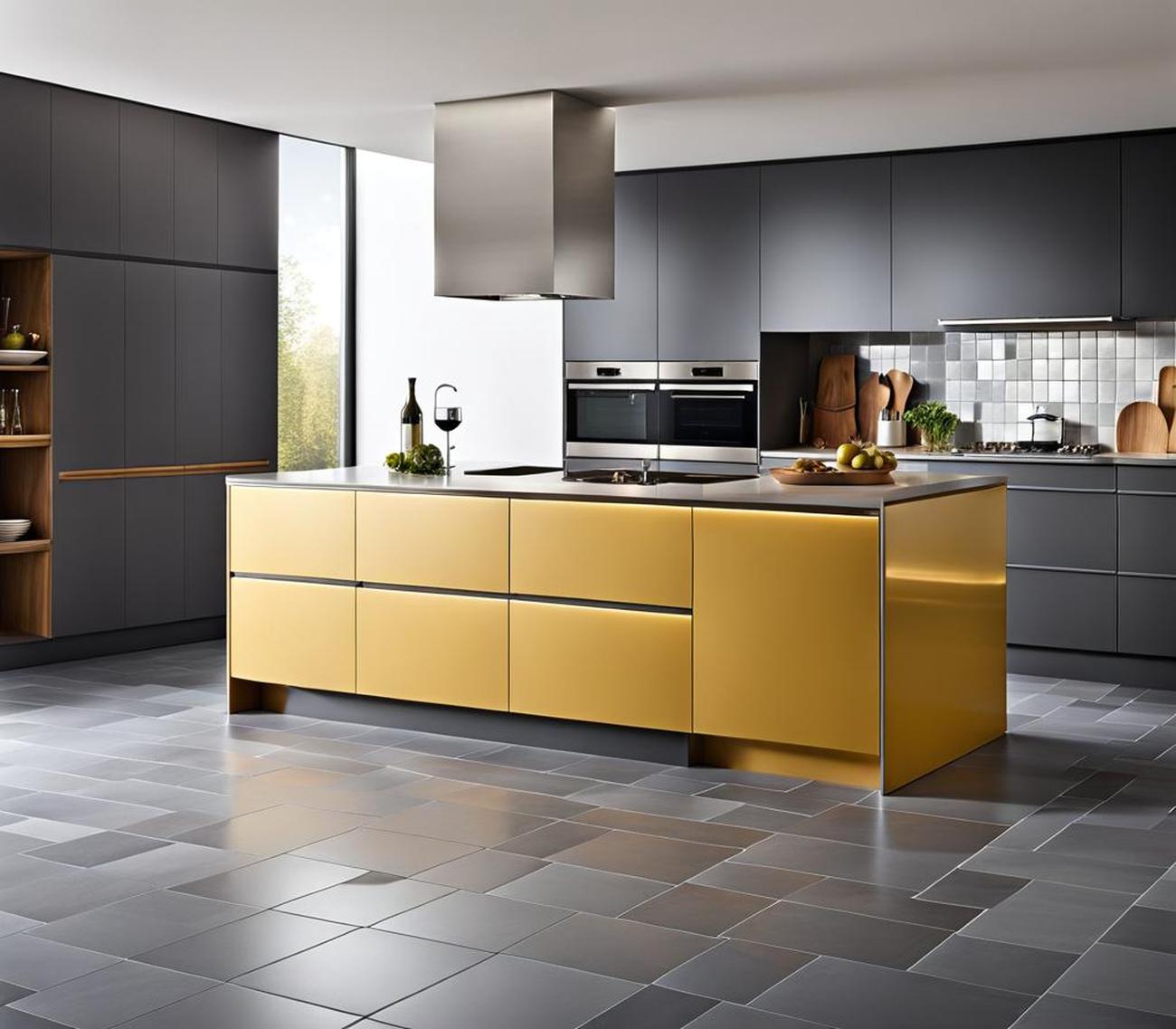 grey kitchen floor tiles ideas