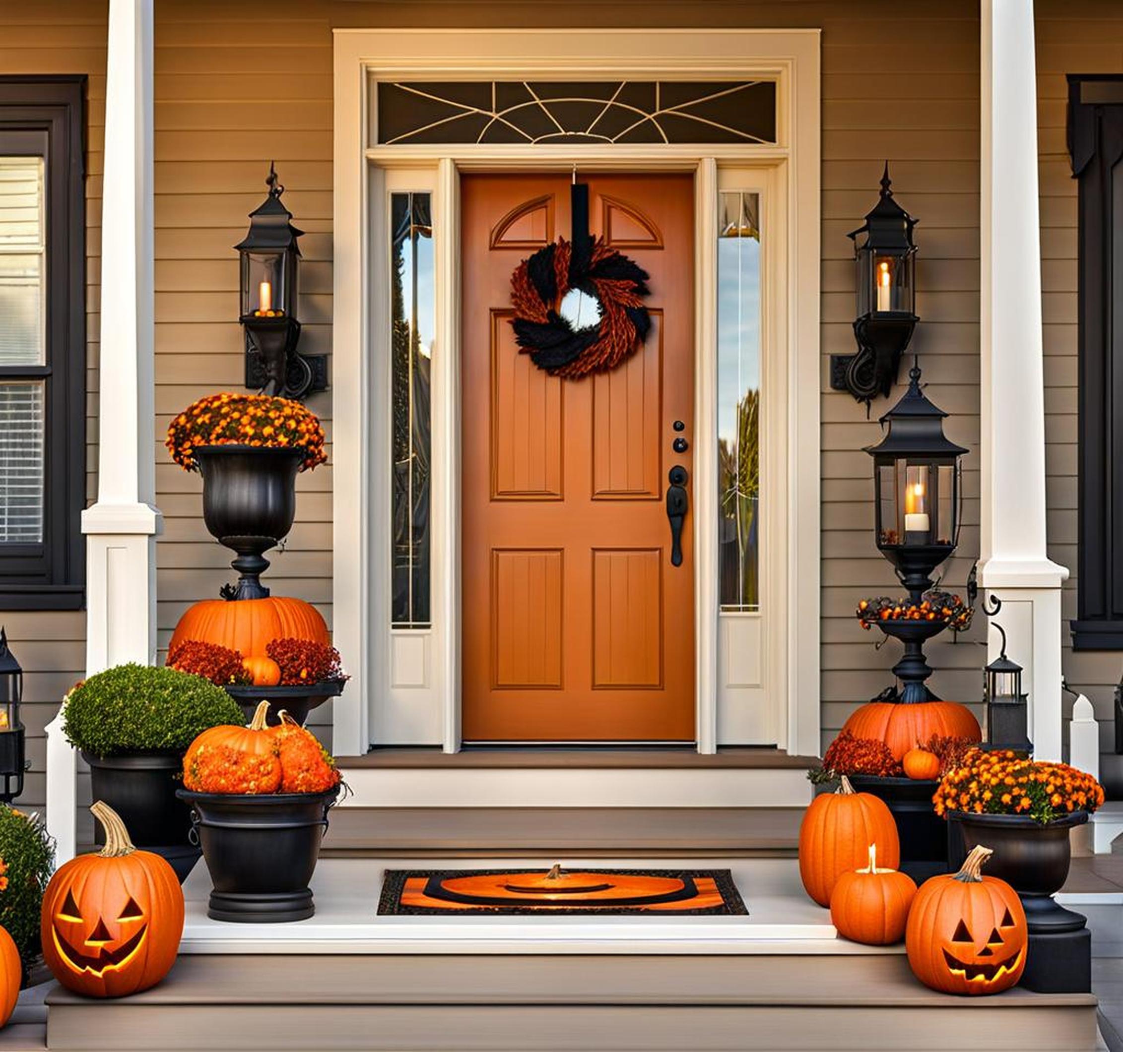 decorated homes for halloween